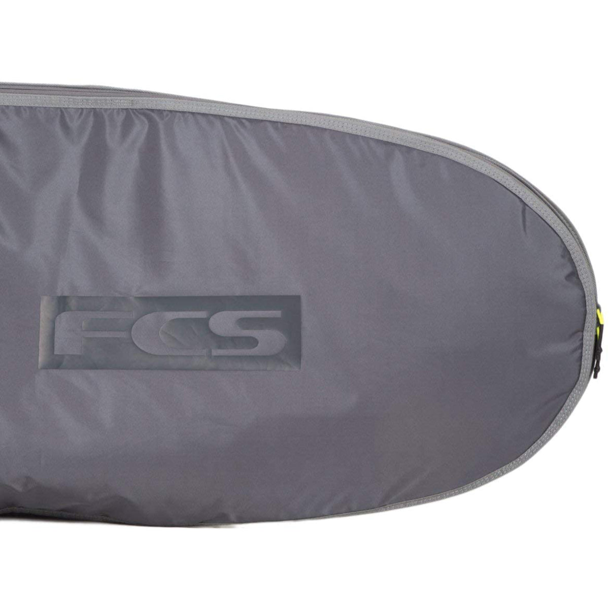 FCS 3DxFit Longboard Day Bag - Waterproof Surfboard Travel Cover for Skateboards & Paddleboards - Cool Grey - Perfect for Beach Trips & Surfing Adventures