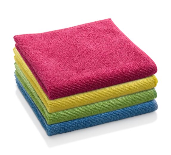 E Cloth General Purpose Cleaning Cloths 4-Pack – Reusable Microfiber Towels for Kitchen, Bathroom & Dusting – Eco-Friendly Home Cleaning Supplies