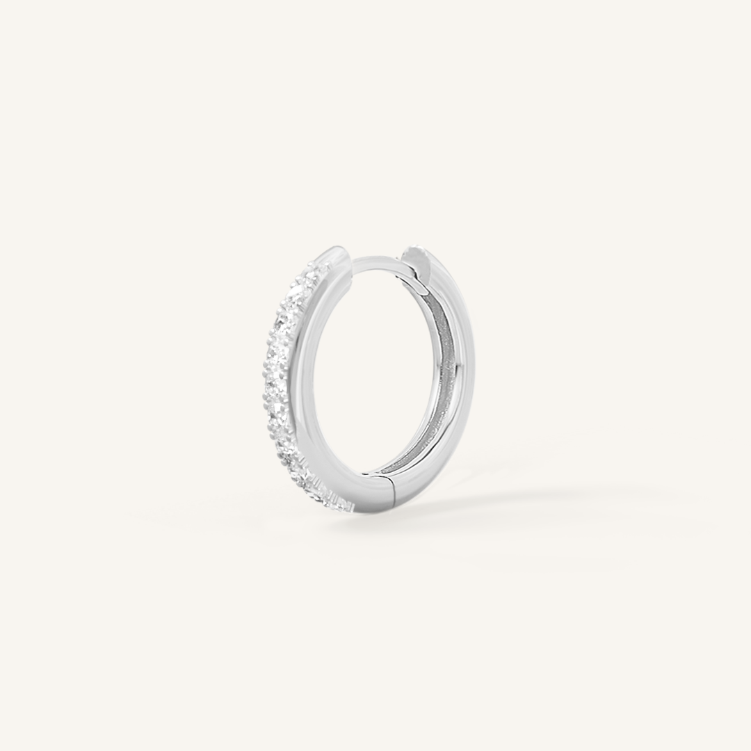 Ruby Hoops Earrings - 14K Gold Plated Dainty Hoop Earrings for Women | Perfect for Everyday Wear, Parties & Gifts