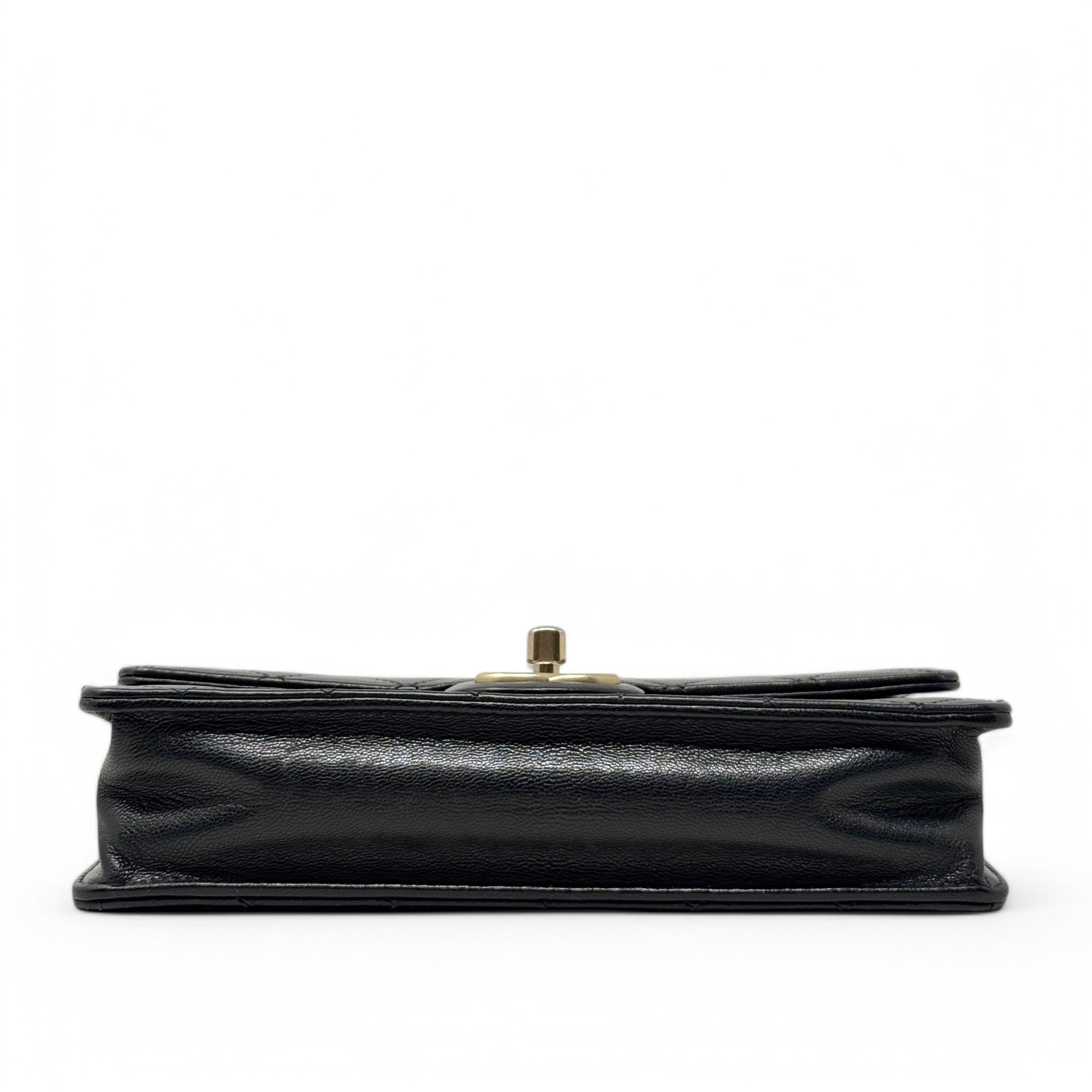 Chanel Black Small Chic Pearl Flap Bag - Luxury Designer Crossbody Purse for Women | Perfect for Evening Parties, Date Nights & Special Occasions