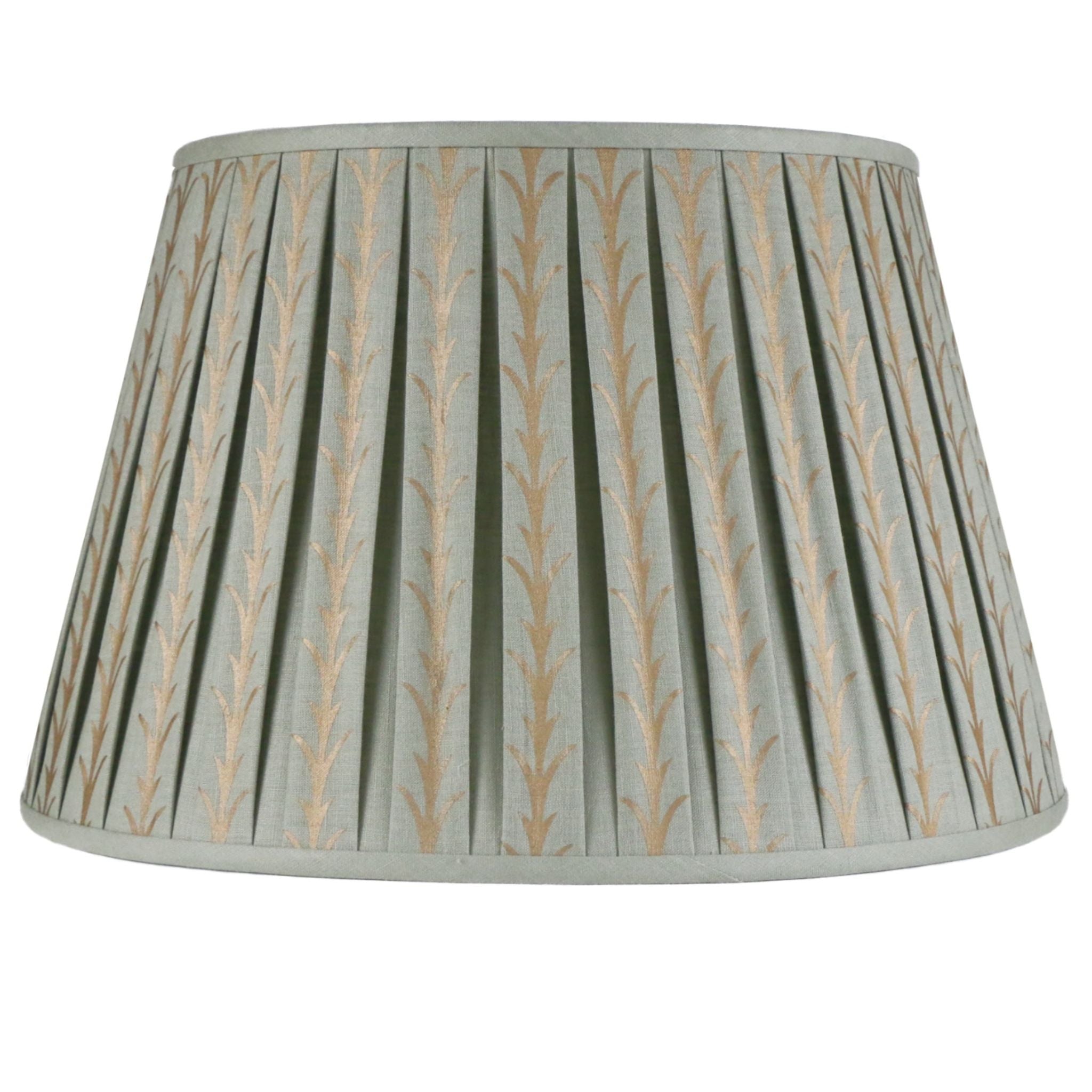 Acanthus Printed Lampshade - Vintage Floral Design Fabric Lamp Shade for Bedroom, Living Room & Office Decor | Fits Standard Table & Floor Lamps