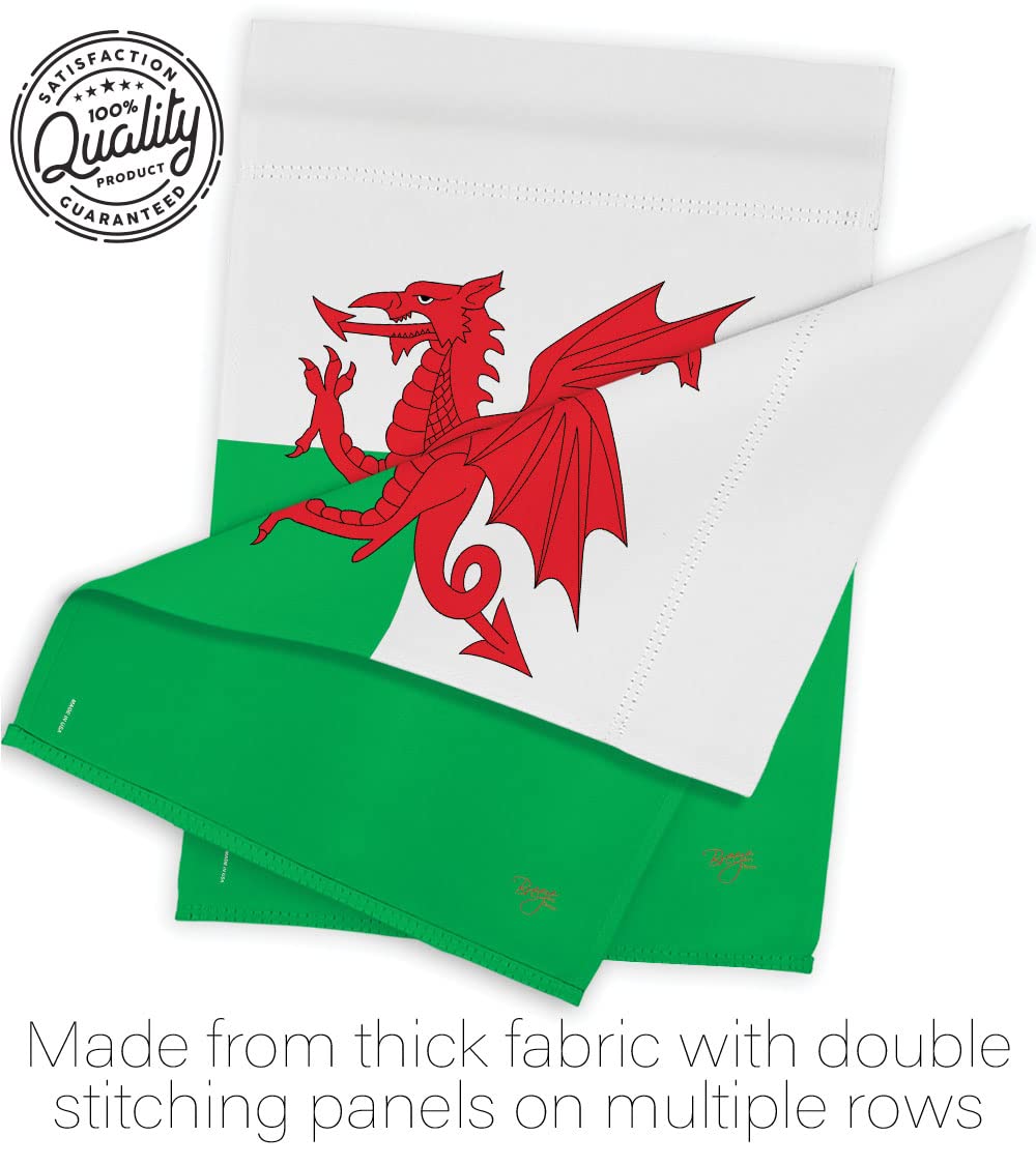 Wales Nationality Decorative Flag Set 28x40