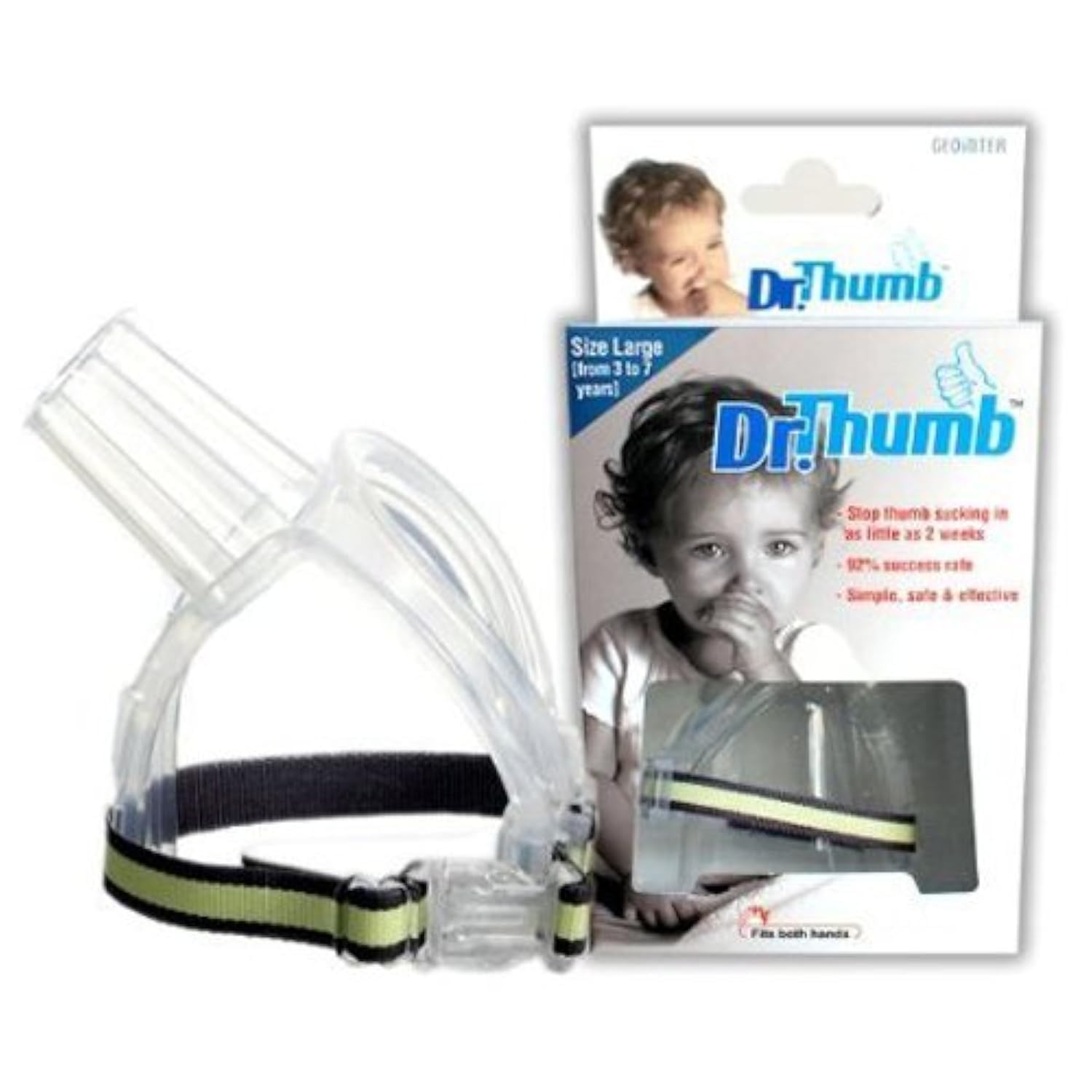 Dr. Thumb Thumb Sucking Prevention & Treatment for Kids (Ages 3-7) - Stop Thumb Sucking Habit | Perfect for Daycare, Travel & Bedtime Use