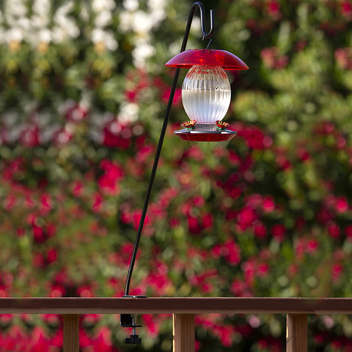 Heavy Duty Clamp On Deck Hook - Adjustable & Rustproof Hanging Hook for Outdoor Chairs, Hammocks & Garden Tools - Perfect for Patio, Backyard & Poolside Use