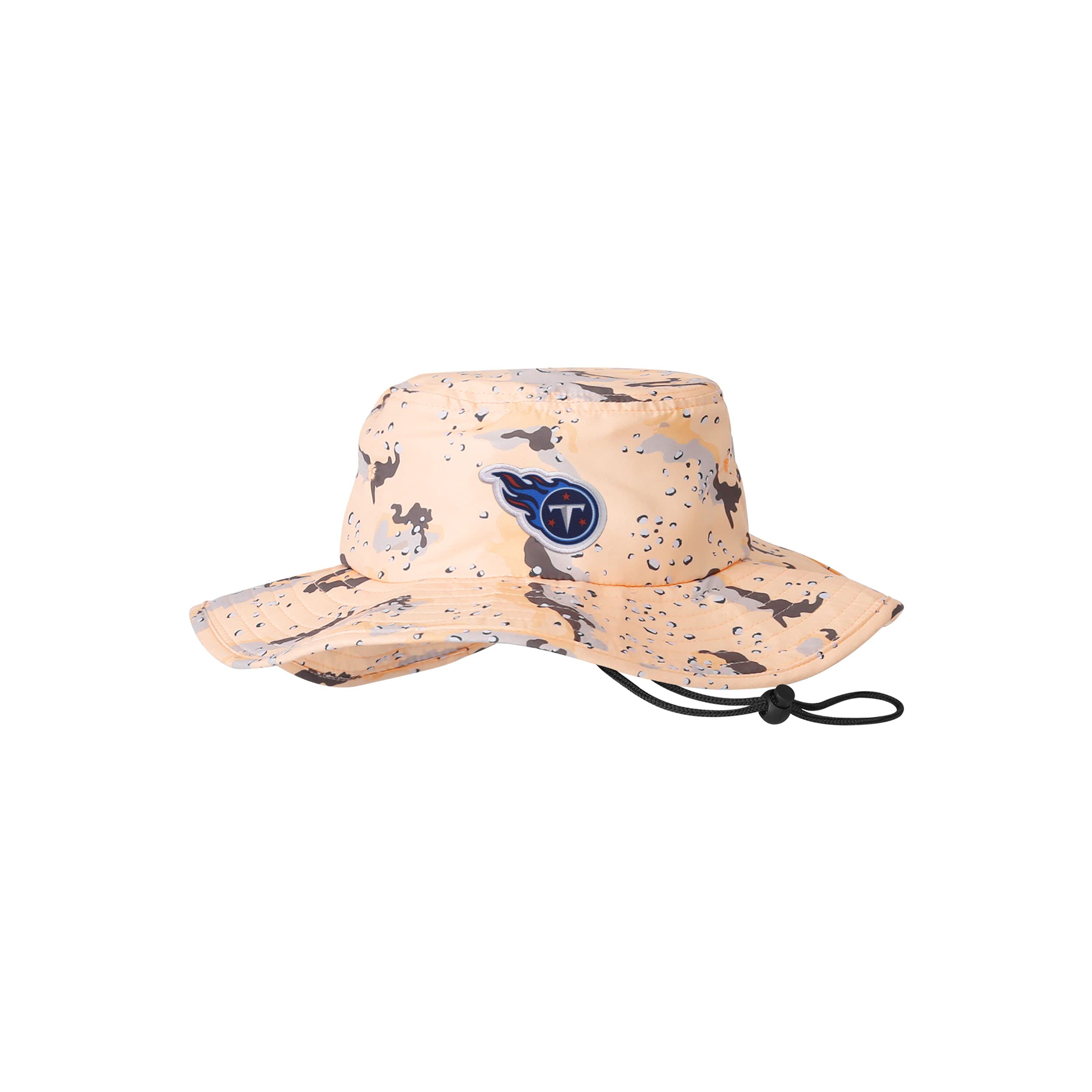 FOCO Men's NFL Team Logo Bucket Hat - Adjustable Sun Protection Boonie for Outdoor Sports, Beach, Fishing & Hiking