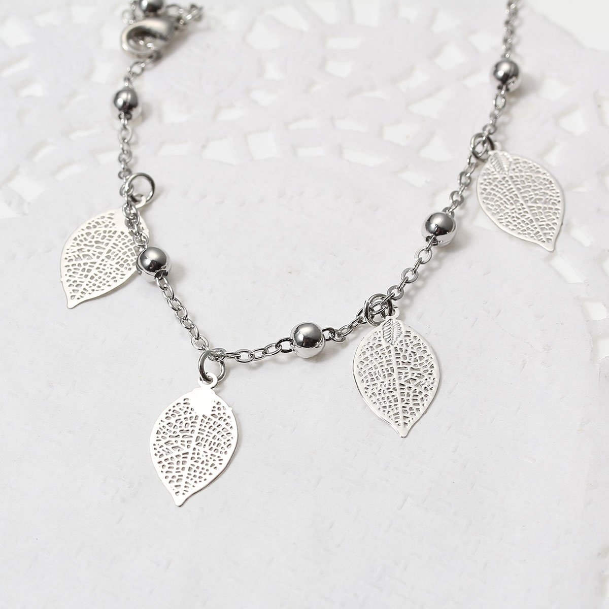 Elegant Sparkling Filigree Stamped Bell Bracelet for Women - Perfect for Parties, Weddings & Date Nights