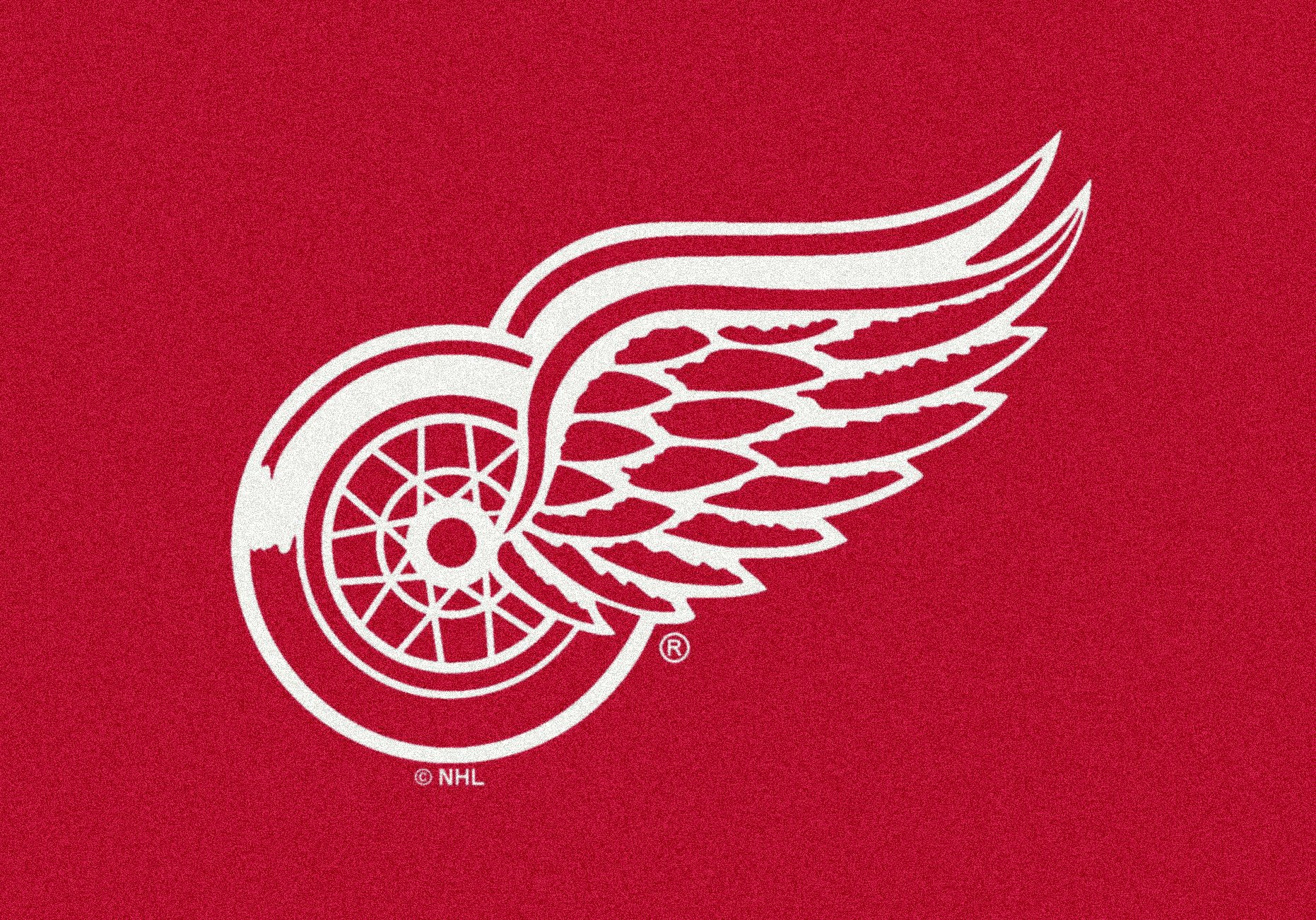 Detroit Red Wings NHL Team Logo Floor Mats & Area Rugs - Non-Slip Home Decor for Living Room, Bedroom, and Game Room - Perfect for Hockey Fans and Sports Themed Decor