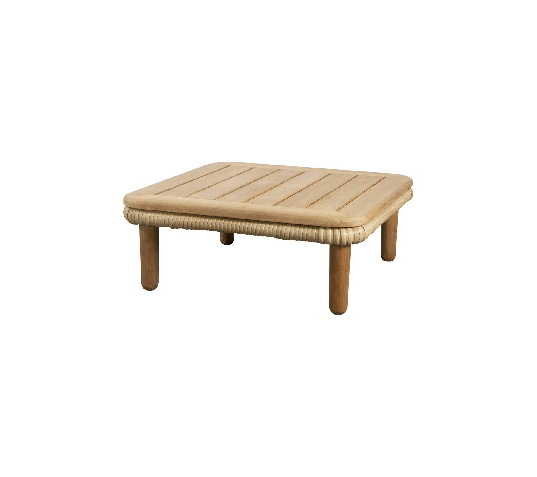 Modern Teak Wood Coffee Table - Mid-Century Style Arch Design for Living Room, Lounge & Office - Durable & Stylish Home Decor Furniture