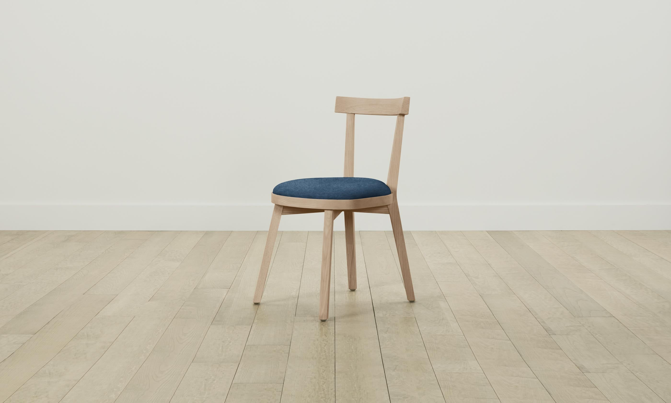 Allen Dining Chair - Performance Tweed Denim Upholstery - Modern Kitchen & Dining Room Furniture for Home & Office Use