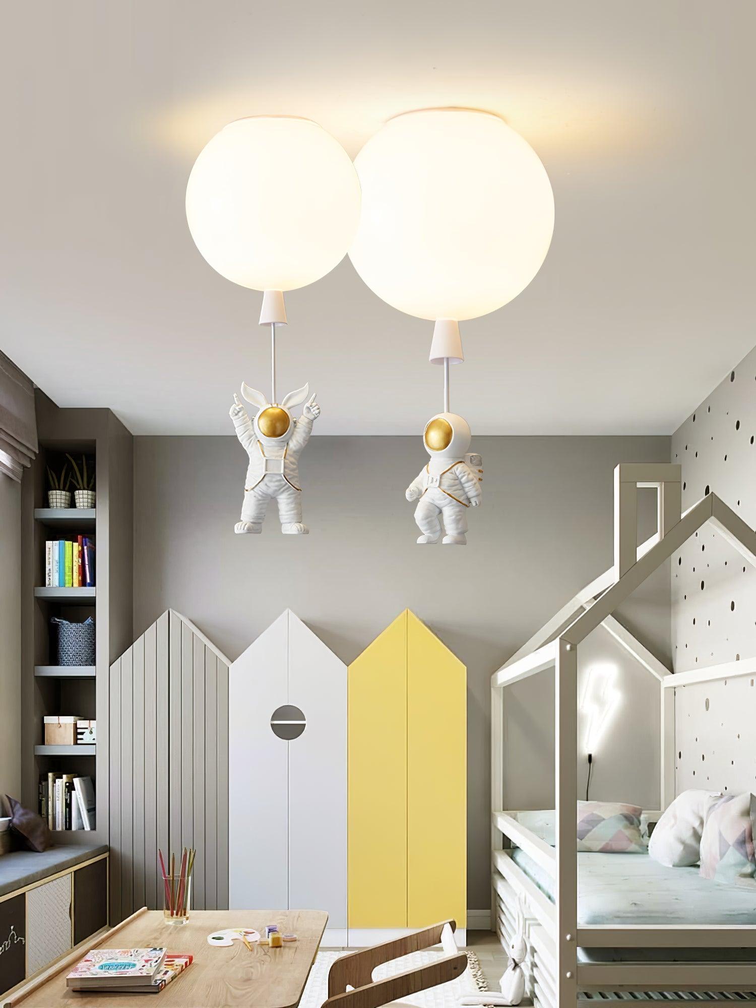 Modern Balloon Glossy Ceiling Light Fixture - Elegant Round LED Chandelier for Living Room, Bedroom & Dining Room - Perfect for Home Decor, Wedding & Party Lighting