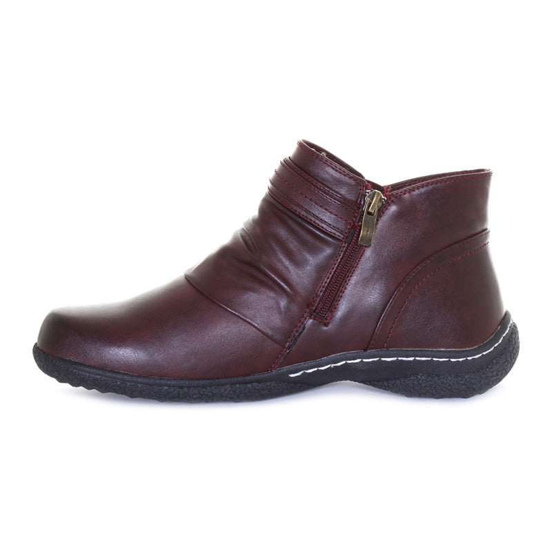 Women's Kacey Low Side Zip Boots - Stylish Ankle Boots for Casual Outfits & Everyday Wear | Perfect for Work, Dates & Fall Fashion