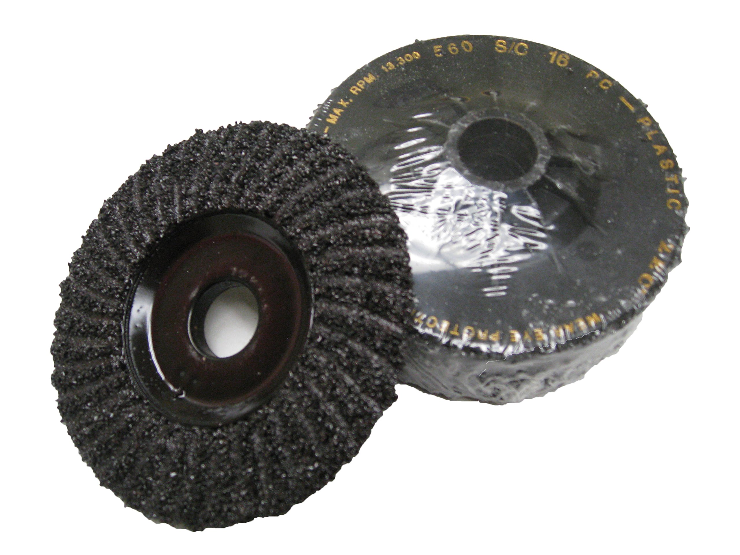 4.5 Inch #12 Grit ZEC Discs - 5 Pack Abrasive Grinding Wheels for Metal, Wood & Concrete - Perfect for Angle Grinders, Sanding & Surface Preparation