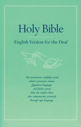 Holy Bible English Version for the Deaf - Large Print Easy Read (2010) | Perfect for Church, Bible Study & Personal Devotion