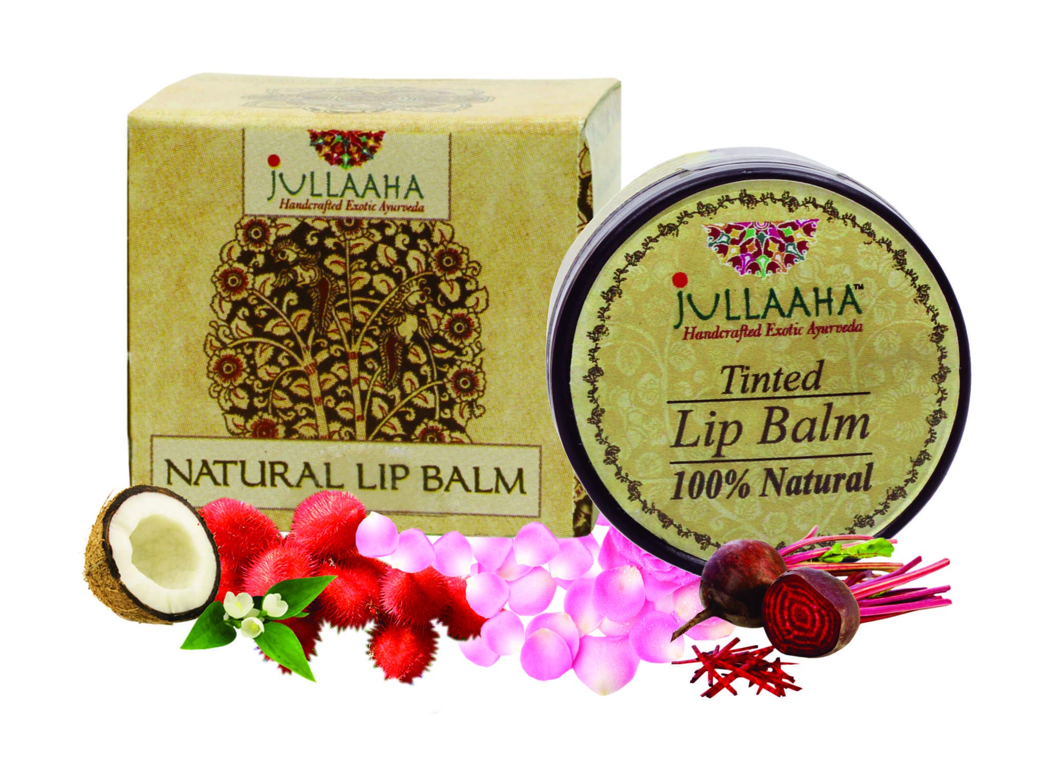 Jullaaha Natural Lip Balm for Dry Lips - 10g Moisturizing & Hydrating Lip Care - Perfect for Winter, Chapped Lips & Daily Use