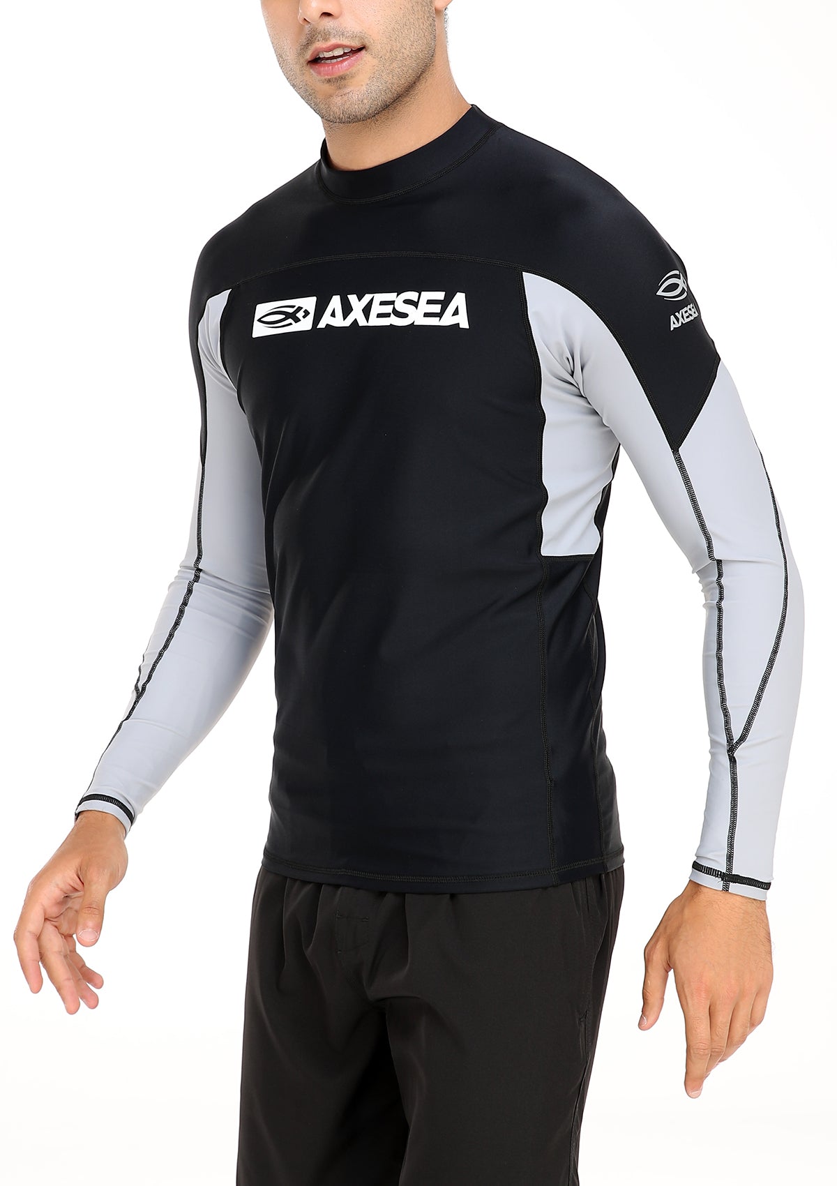 Axesea Team Long Sleeve UPF 50+ Sun Protection Rash Guard Shirt for Men & Women - Perfect for Surfing, Swimming, Beach & Outdoor Activities