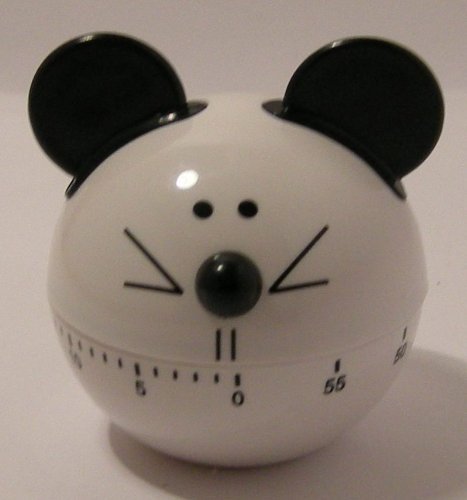 60 Minute Digital Kitchen Timer with Loud Alarm - Perfect for Cooking, Baking, Exercise & Classroom Use - 2240i Model (Mouse-Shaped Design)