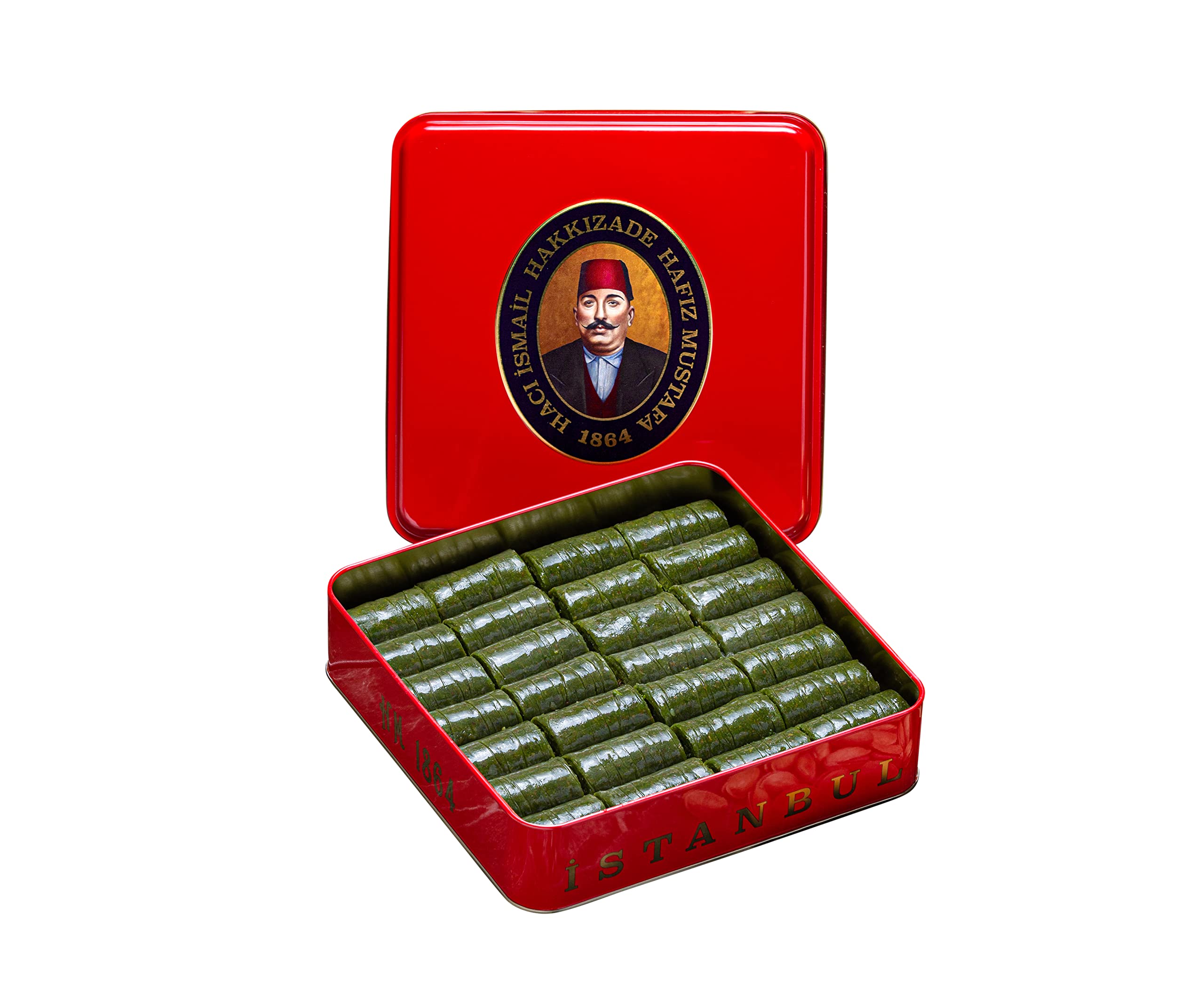 Hafiz Mustafa 1864 Istanbul Baklava Pastry Gift Box - Authentic Turkish Baklava Dessert with Fresh Phyllo Dough, Pistachios, Hazelnuts & Walnuts - Perfect Gourmet Gift for Birthdays, Christmas & Special Occasions - Enjoy at Parties, Family Gatherings or as a Sweet Treat with Coffee