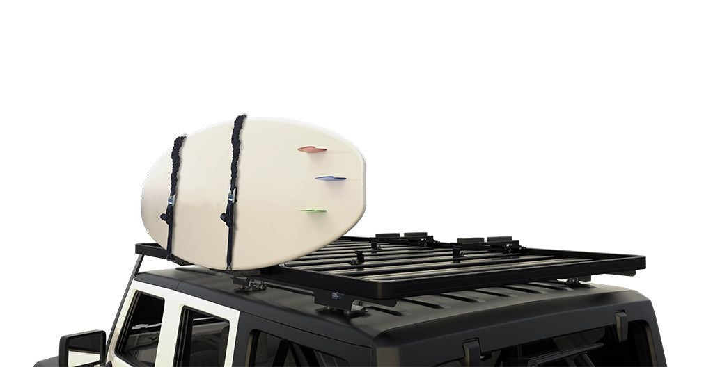 Front Runner Outfitters Vertical Surfboard Carrier - Heavy Duty Roof Rack Mount for SUVs & Trucks - Secure Transport for Surfboards, Paddleboards & Kayaks - Perfect for Beach Trips & Water Sports Adventures