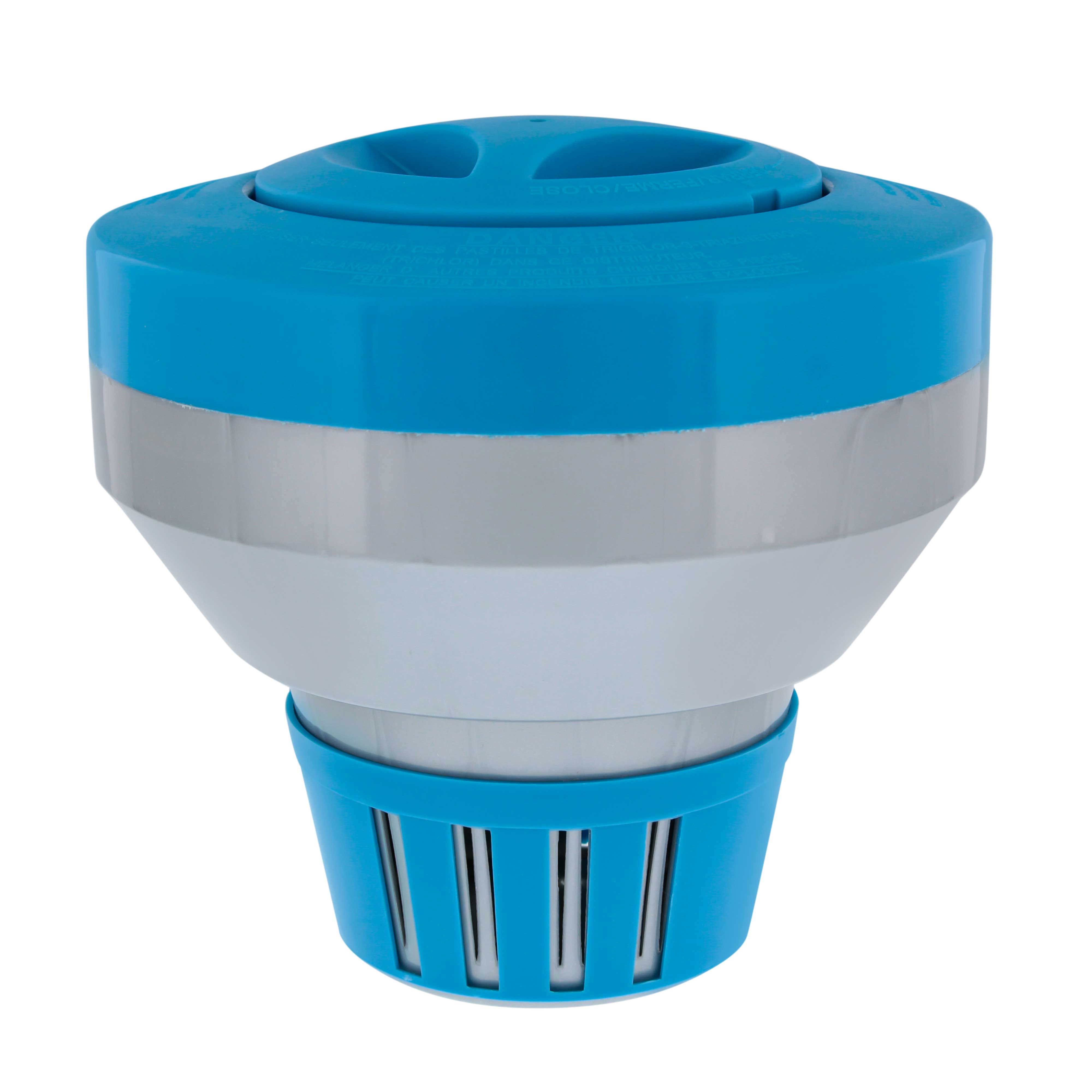 Premium Pool Chlorine Floater Dispenser - Holds 3 Large Tablets (7