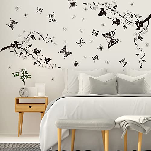 Black Tree Branch Butterfly