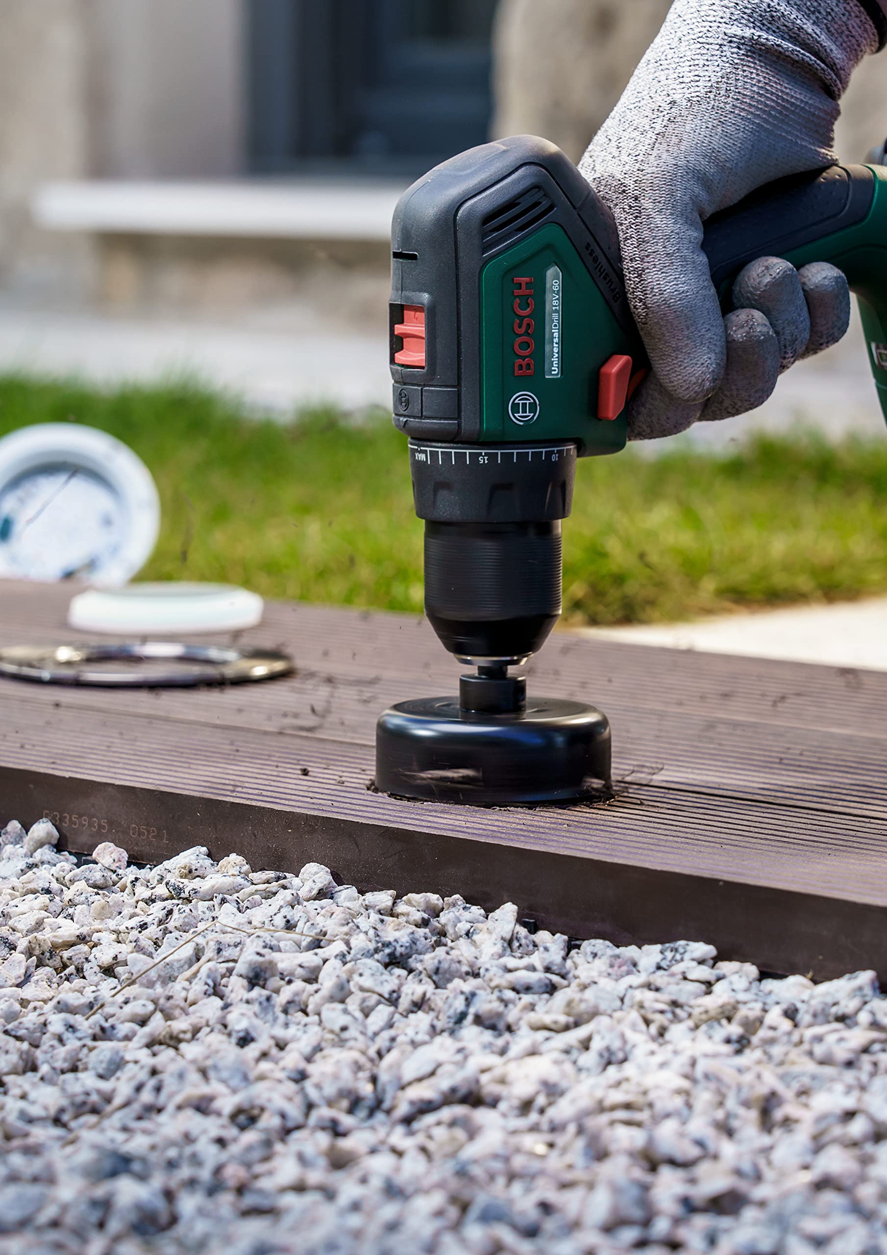 Bosch 2609256D10 75mm Holesaw for Spot Lamps - Perfect for Recessed Lighting, Ceiling Fixtures & Electrical Installations