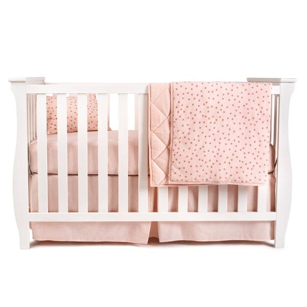 Elys & Co 4-Piece Baby Crib Bedding Set - Soft Cotton Crib Sheets, Fitted Crib Skirt, Bumper Pads - Perfect for Nursery Decor & Newborn Sleep Comfort
