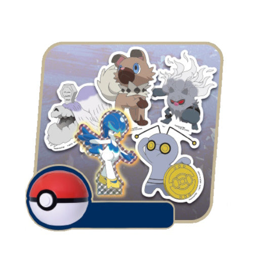Original Pokemon Monster Ball Sticker Collection - Takara Tomy Official Sticker Set for Scrapbooking, Journaling, and DIY Crafts