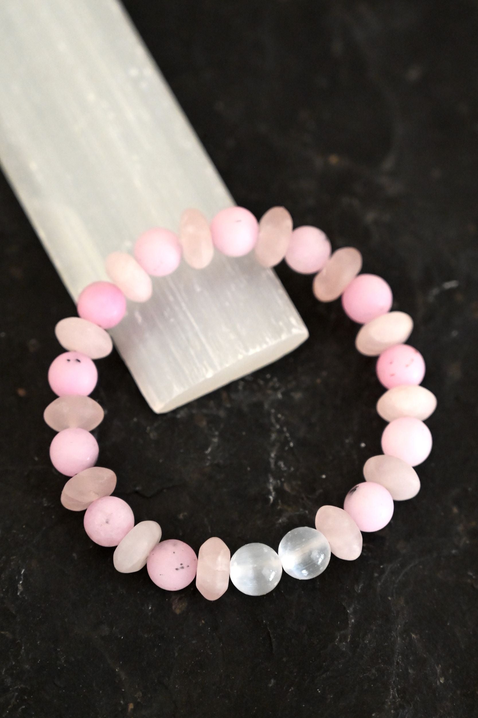 Love Warrior Bracelet Stack - Adjustable Beaded Bracelets for Women, Boho Chic Friendship Bracelets Set, Handmade Spiritual Jewelry for Yoga, Meditation & Everyday Wear