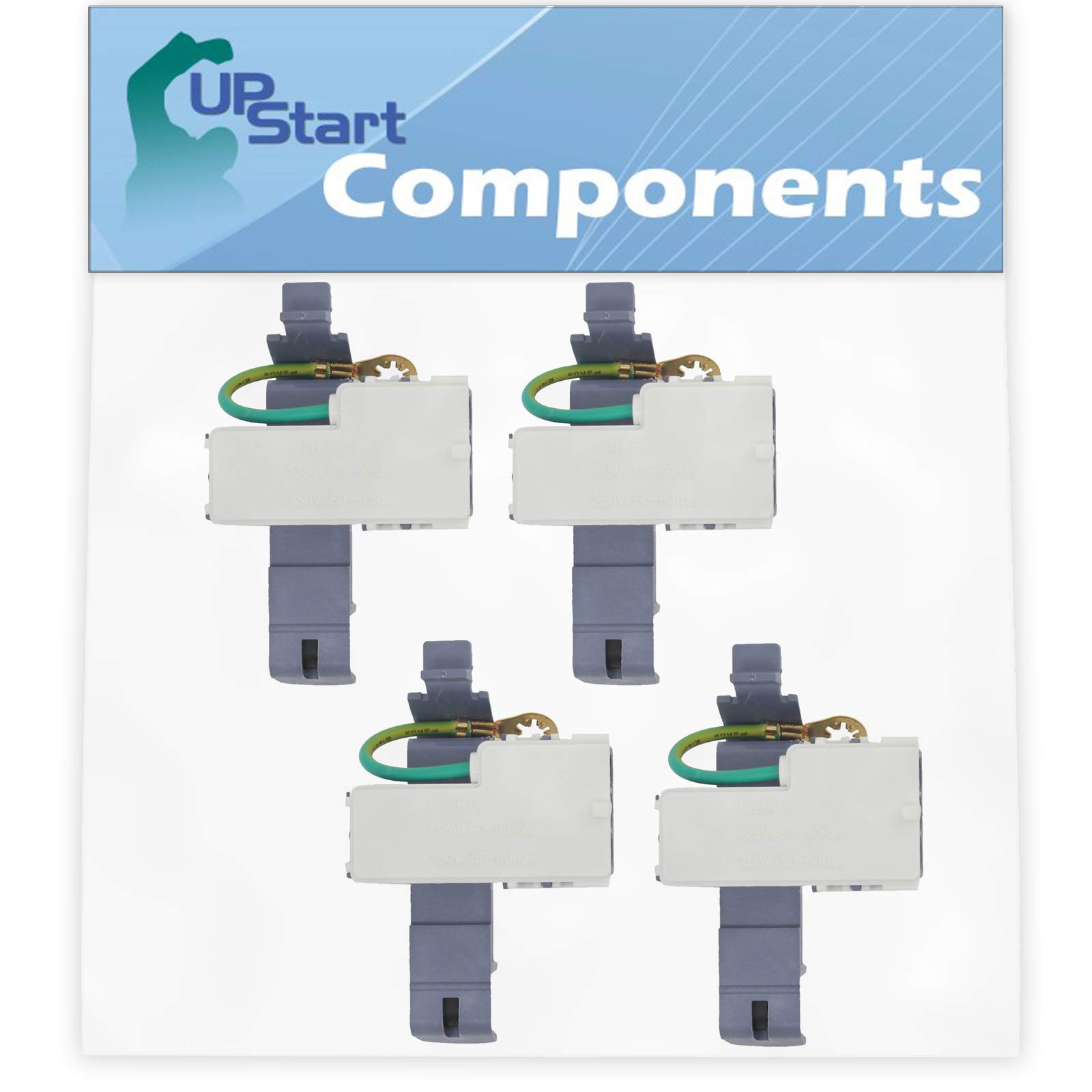 4-Pack Whirlpool 7MWT95500SQ2 Washer Lid Switch Replacement (WP8318084 Compatible) - UpStart Components Brand - Perfect for Washing Machine Repair & Maintenance