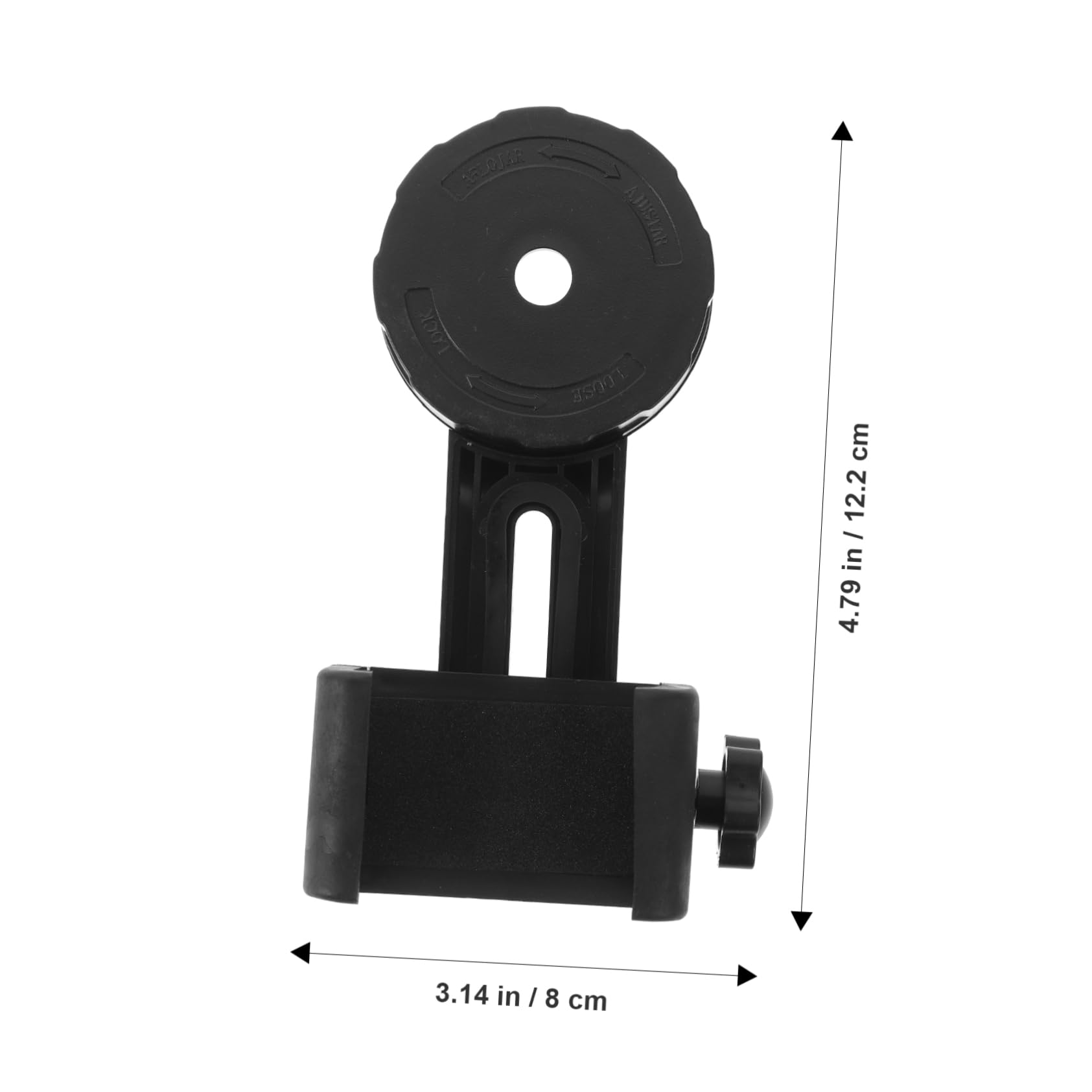 UKCOCO Universal Smartphone Telescope Adapter - Compatible with Binoculars, Microscopes & Spotting Scopes - Perfect for Stargazing, Bird Watching & Nature Photography (Webcam Stand & Phone Mount Included)