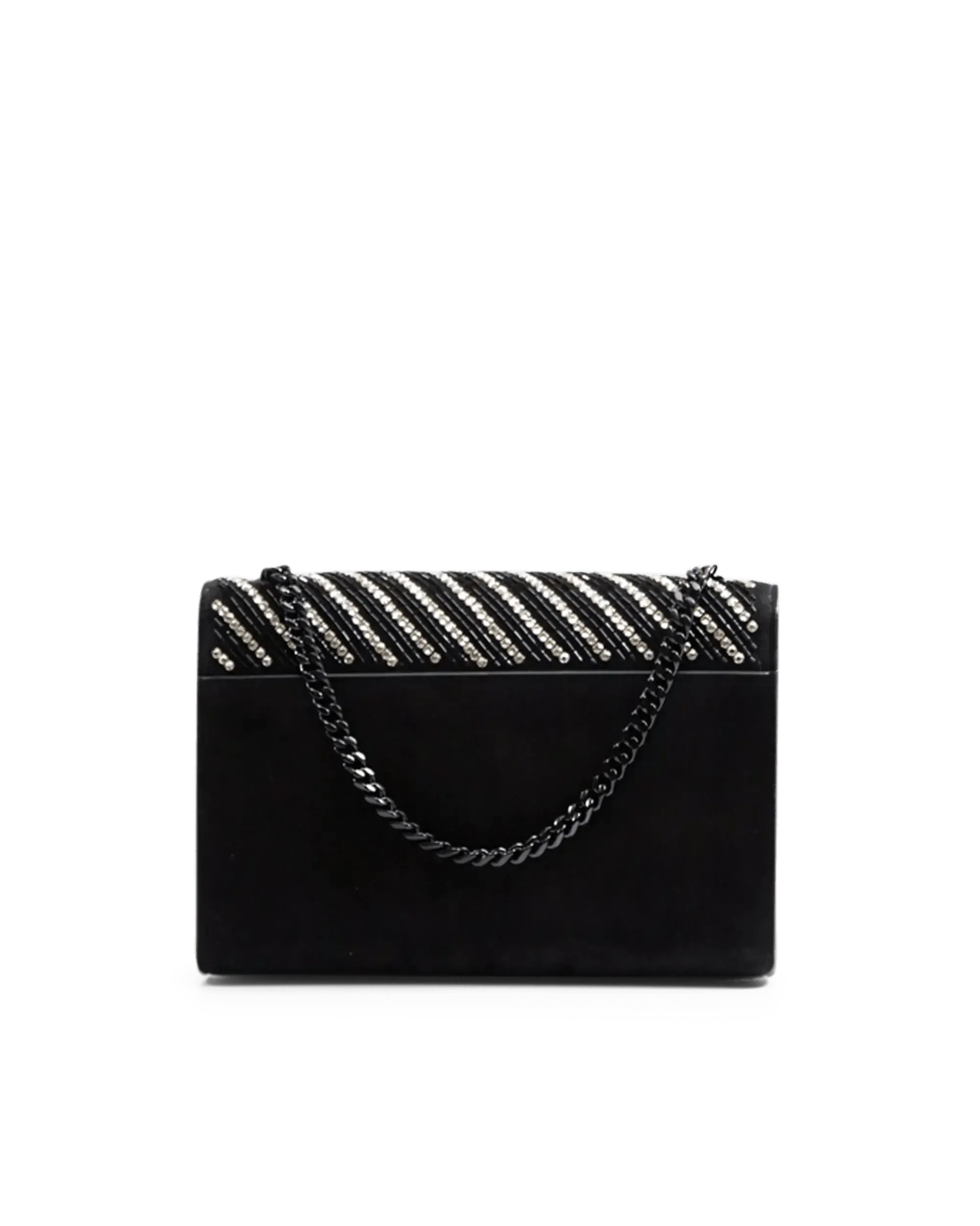 Embellished Kate Tassel Bag for Women - Elegant Beaded Crossbody Purse with Chain Strap, Perfect for Parties, Weddings & Evening Events