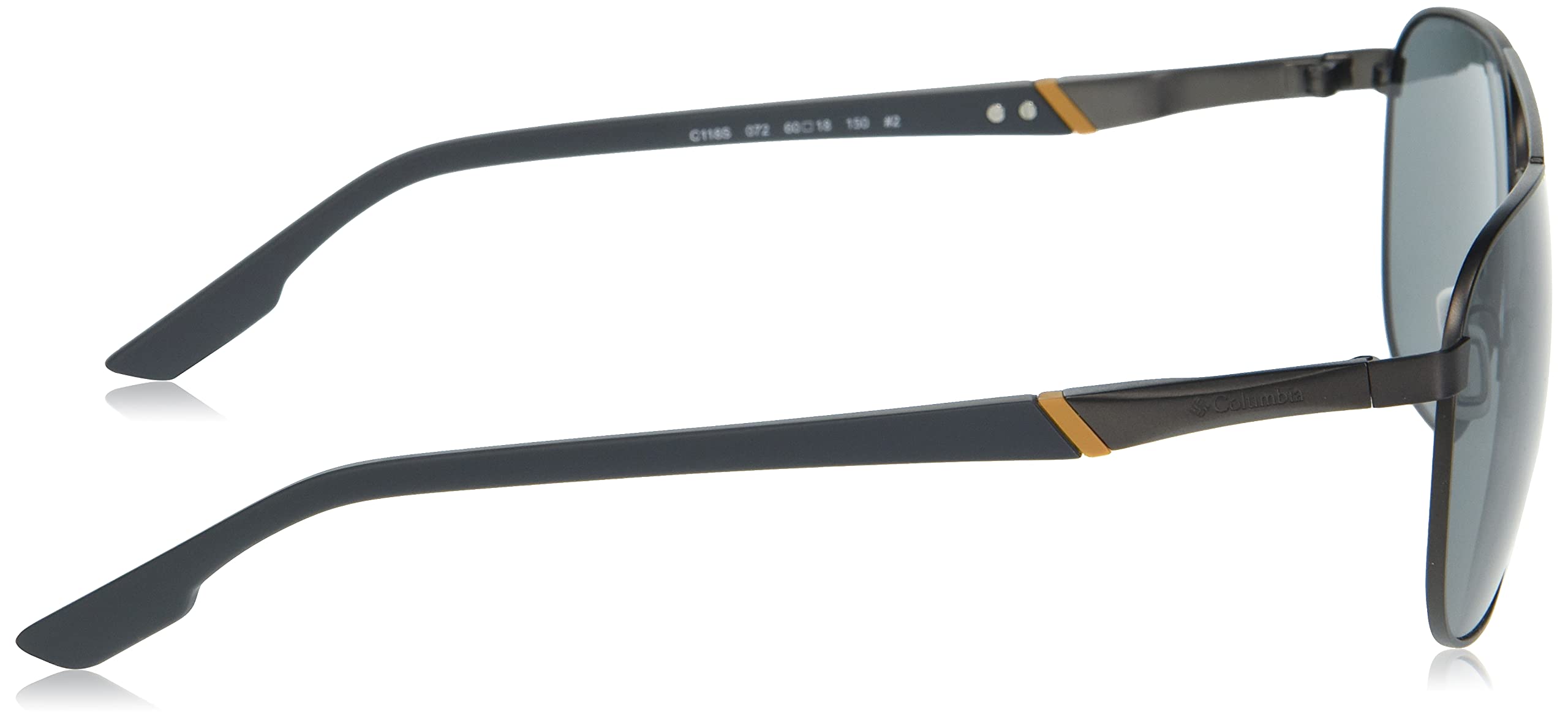 Columbia Men's Navigator Pilot Sunglasses - Polarized Aviator Shades for Driving, Fishing & Outdoor Activities | UV Protection & Lightweight Frame