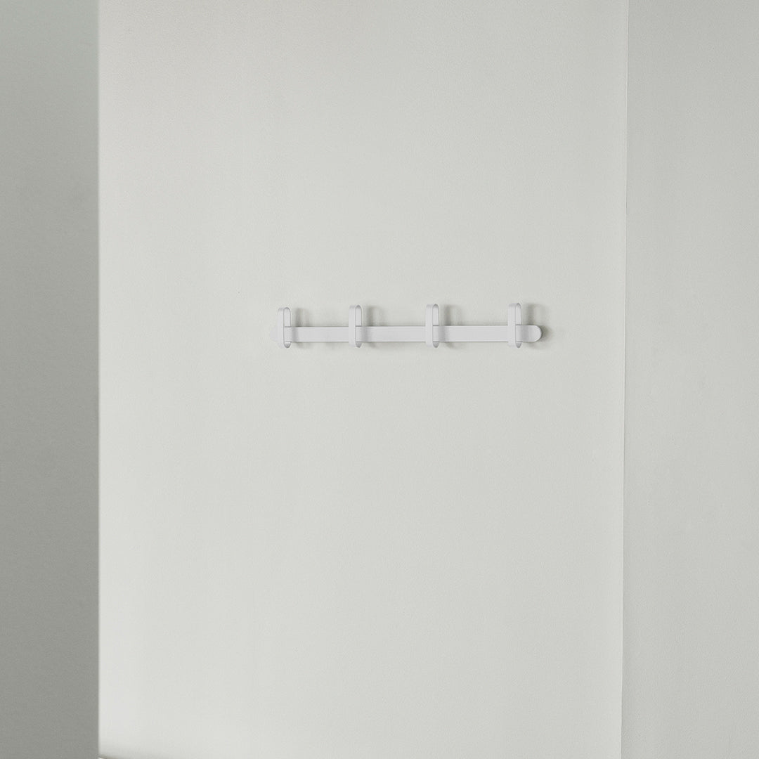 4-Pack Modern Hoop Coat Rack - Wall Mounted Entryway Organizer for Hats, Scarves & Bags | Perfect for Hallway, Bedroom & Mudroom Organization