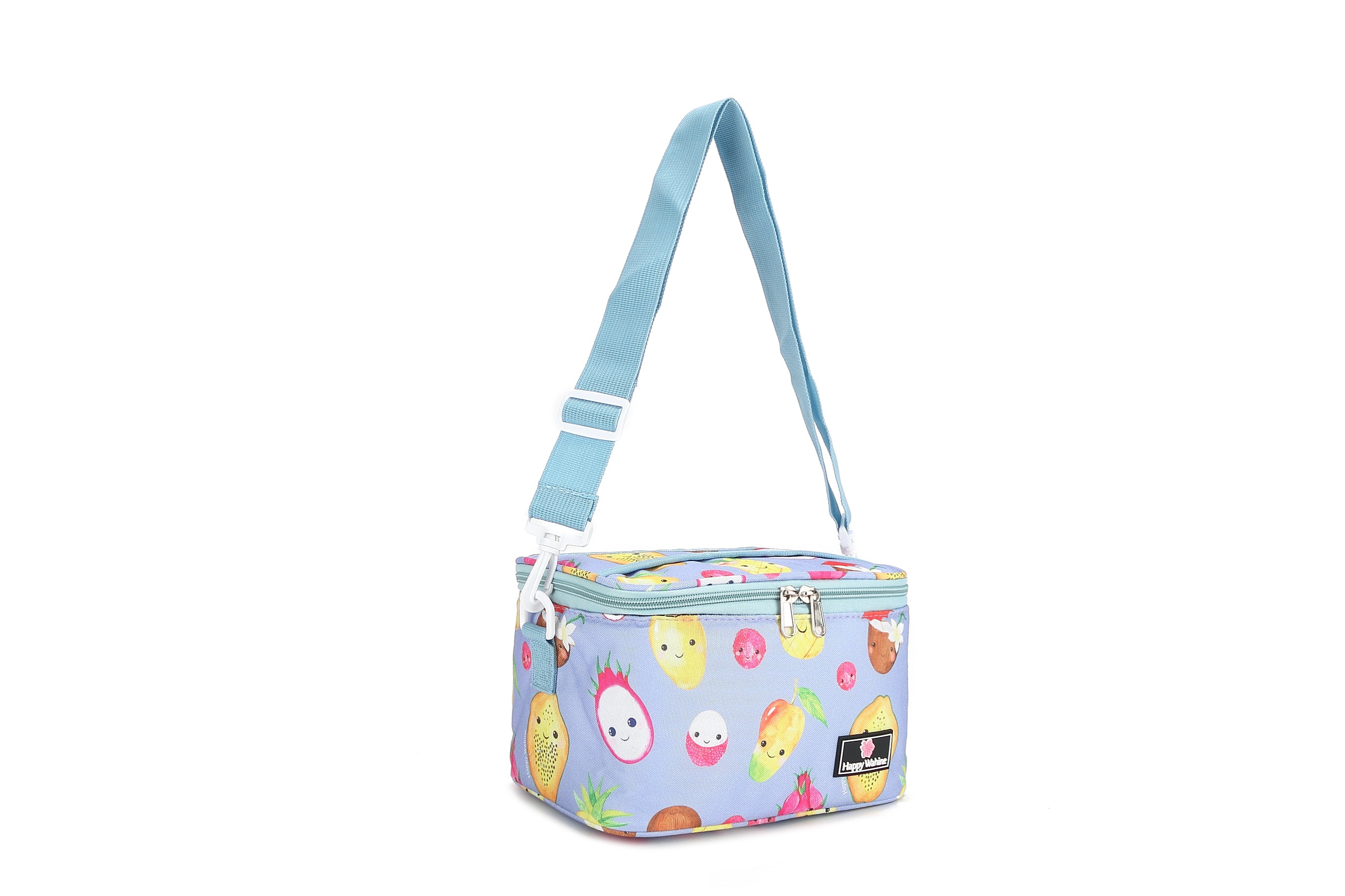 Hawaiian Fruits Lavender Small Cooler Tote Bag - Perfect for Beach Picnics, Pool Parties & Outdoor Adventures
