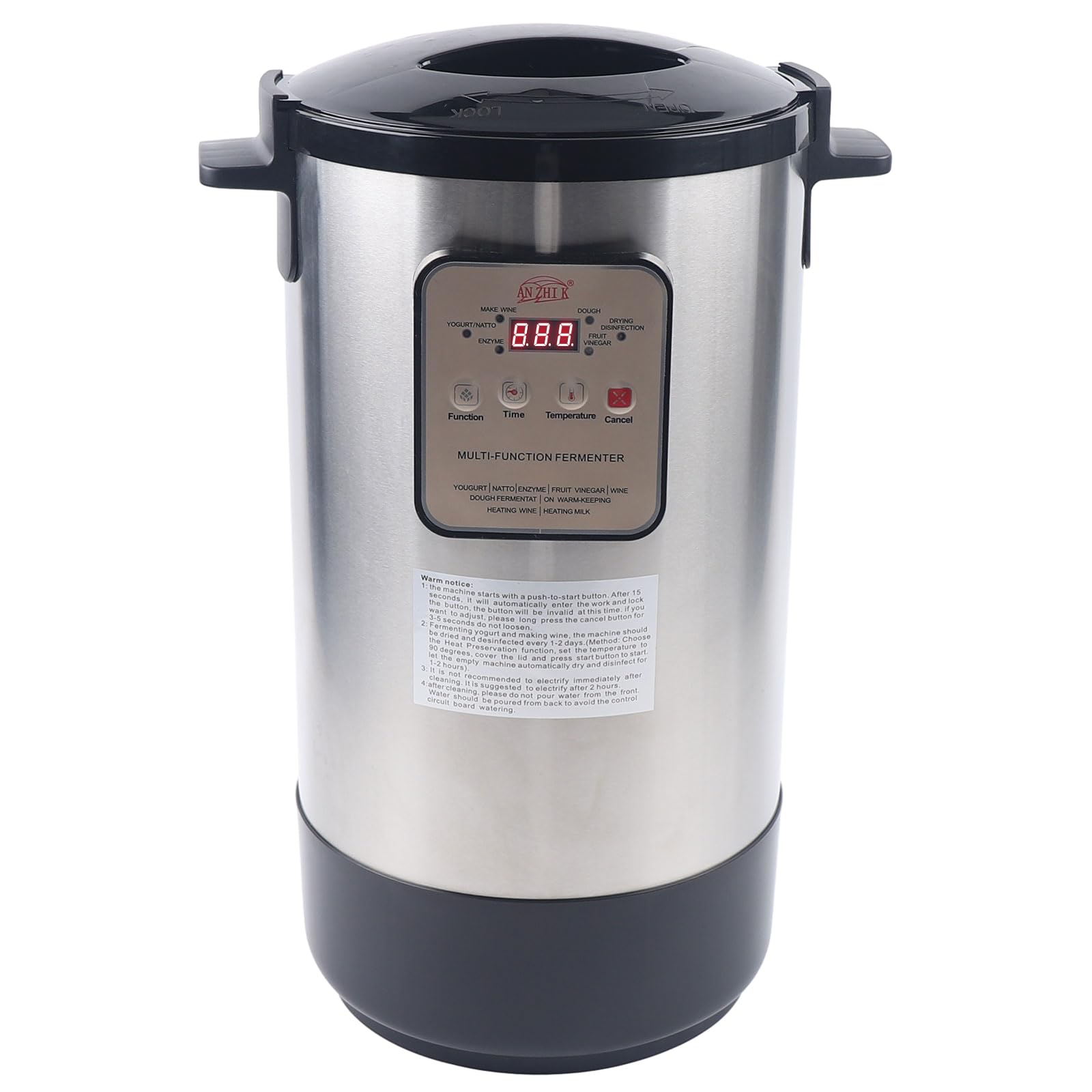 12L Commercial Fermentation Machine - Automatic Yogurt Maker with Temperature Control for Yogurt, Rice Wine & Fruit Vinegar | Perfect for Home Brewing, Bakery & Restaurant Use