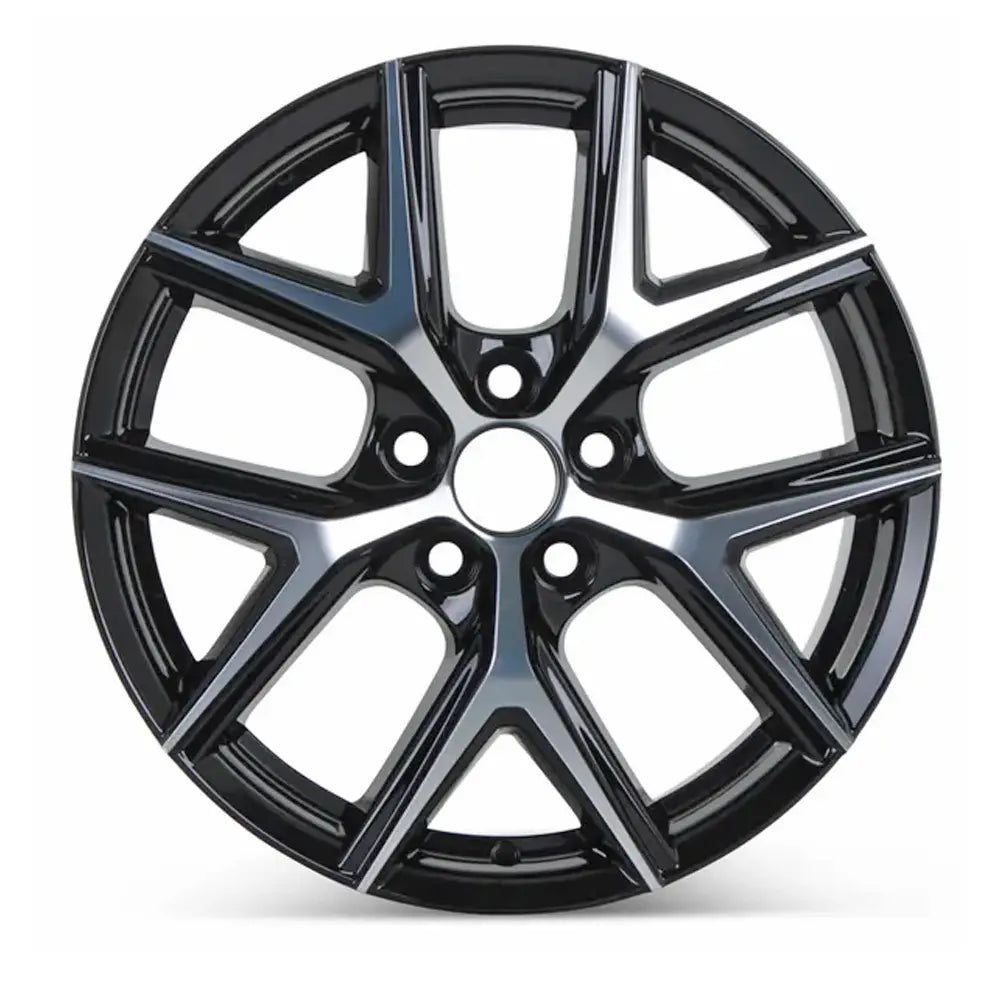 18 Inch Toyota RAV4 Wheel Replacement - Machined Black Replica Rim 75201-4261142700 | Perfect for Off-Roading, Winter Tires & Custom Car Upgrades