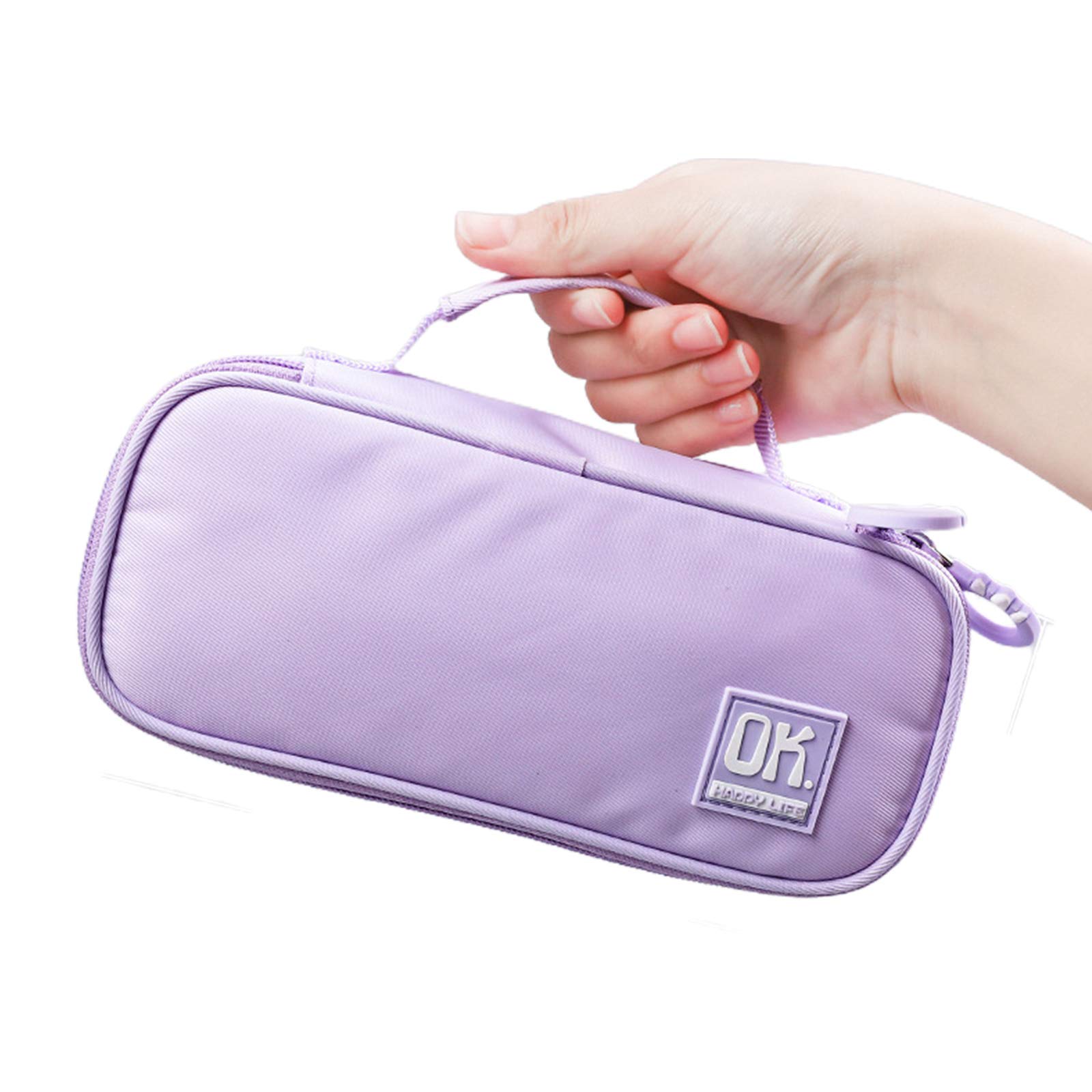 7haofang Large Capacity Pencil Case - Creative School Pen Organizer with Draft Writing Surface for Students, Artists & Office Use - Perfect for School Supplies, Art Storage & Work Organization