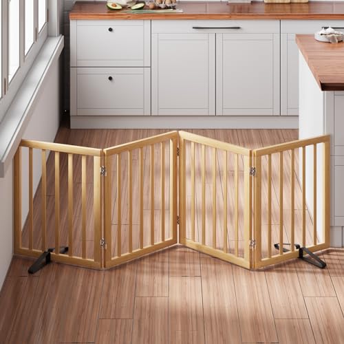 Bamboo Dog Gate Natural