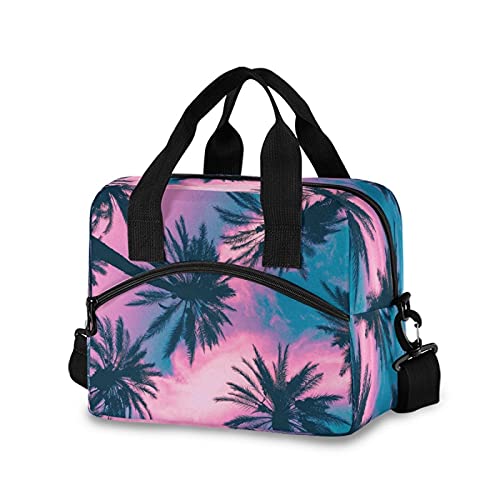 Qilmy Insulated Lunch Bag - Reusable & Durable Tote with Adjustable Shoulder Strap for Office, School, Picnic, Travel | Perfect for Keeping Meals Fresh at Work, Beach Outings & Daily Commutes