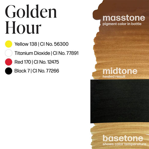 Perma Blend Luxe Golden Hour Pigment - Professional Cosmetic Tattoo Ink for Eyebrows & Lips | Long-Lasting, Vibrant Color | Perfect for Microblading, Ombre Brows & Permanent Makeup Artists