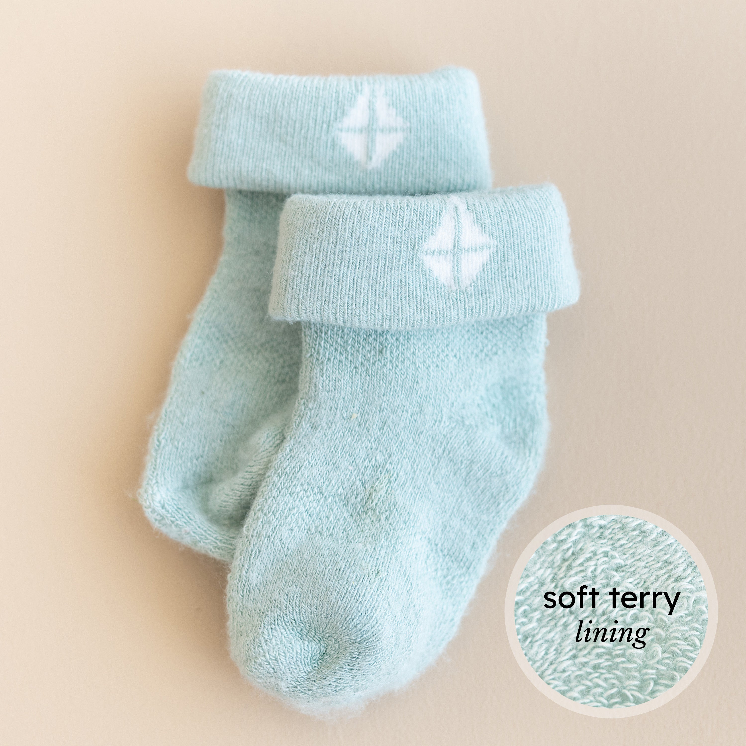 Baby 3 Pack Neutral Color Socks - Soft Cotton Newborn Socks for Boys & Girls - Perfect for Everyday Wear, Playtime & Photo Shoots