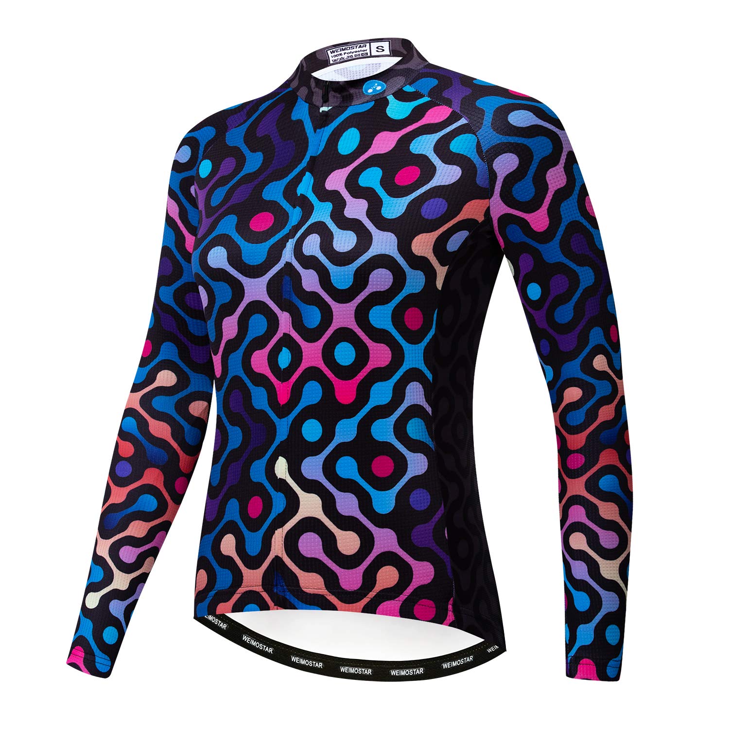 Women's Long Sleeve Cycling Jersey - Breathable Bike Jacket & Comfortable Biking Shirt for Road & Mountain Biking | Perfect for Outdoor Cycling, Commuting & Fitness Training
