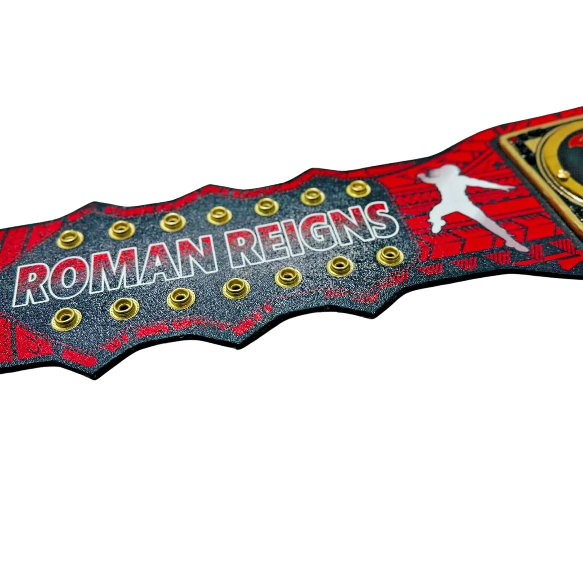 Roman Reigns 1,316 Days Signature Series Championship Title Belt - Limited Edition Tribal Chief WWE Replica - 4mm Zinc Alloy Plates with Genuine Leather Strap - Perfect for Wrestling Fans, Collectors & Cosplay Events