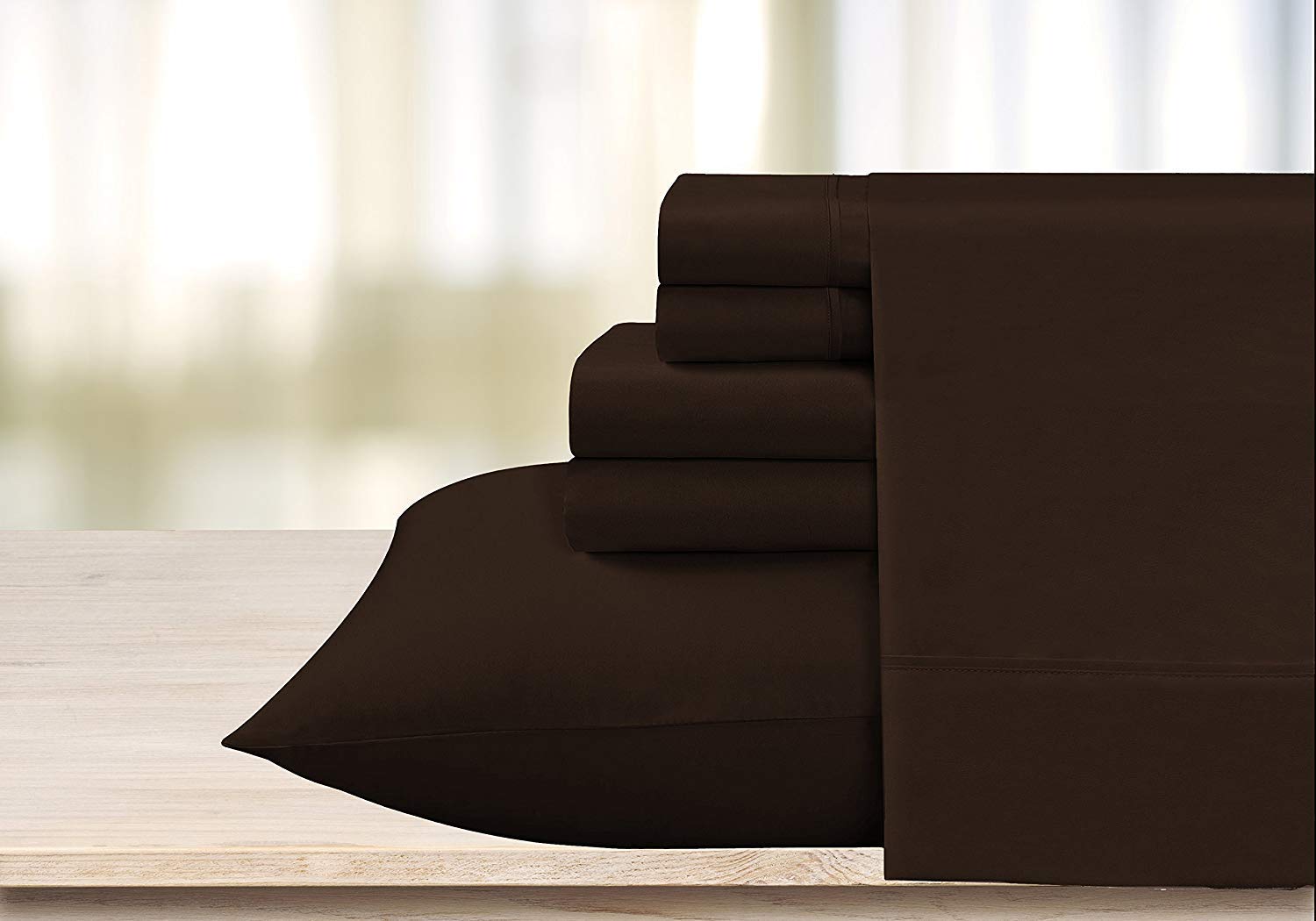 800-Thread-Count 100% Egyptian Cotton Sheet Set with 15