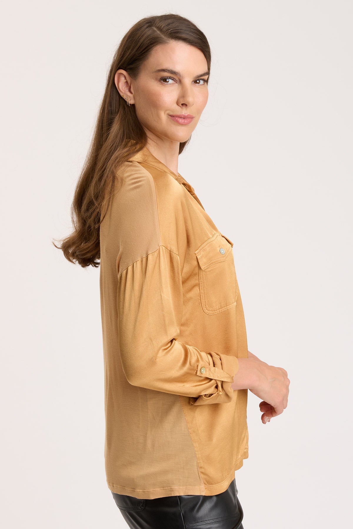 Ludolf Men's Casual Button Up Shirt - Stylish Slim Fit Long Sleeve Dress Shirt for Office, Business, and Date Night Outfits