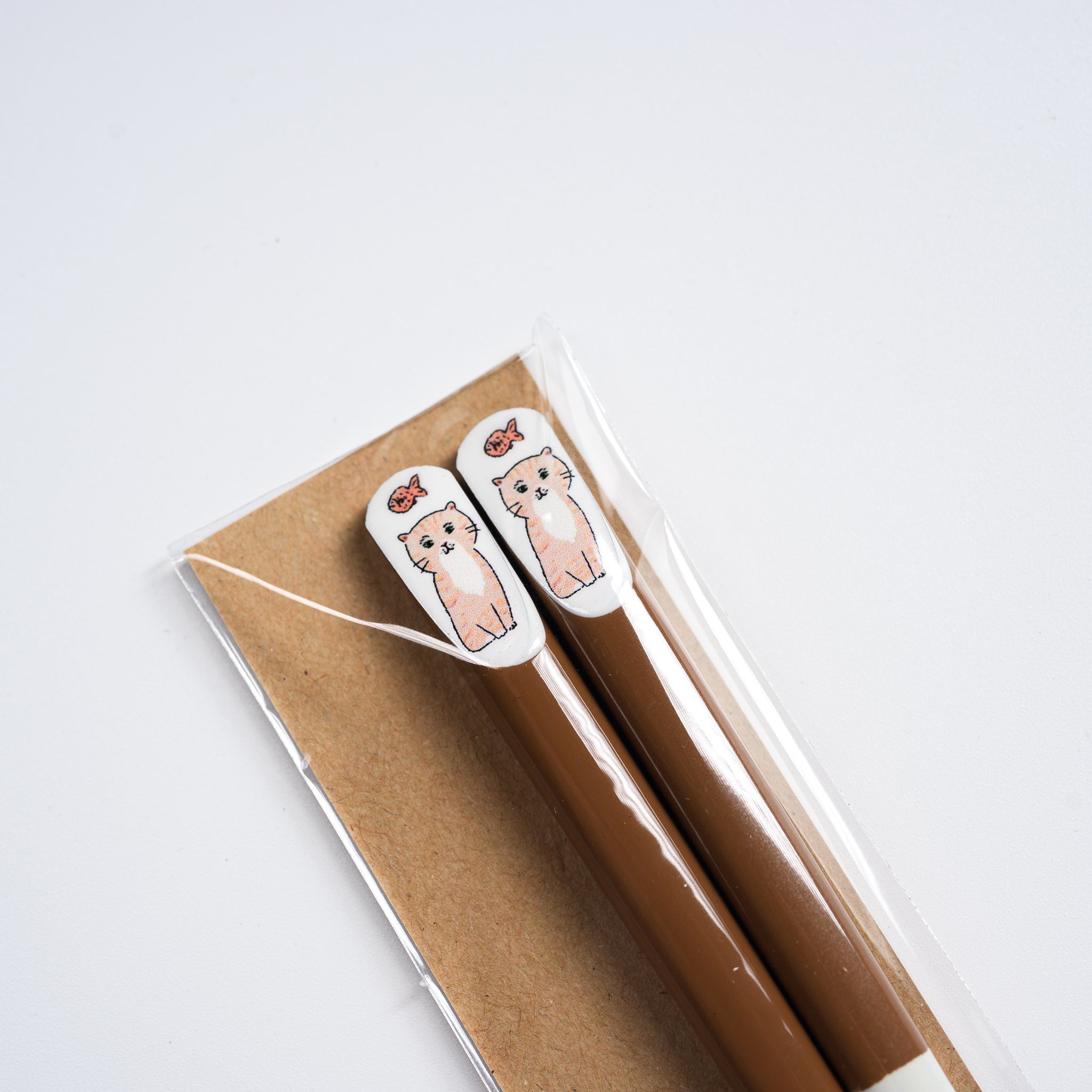 Meow Meow Chopsticks - 4 Cute Cat-Themed Japanese Style Chopsticks for Sushi, Ramen & Asian Cuisine | Perfect Gift for Cat Lovers & Anime Fans
