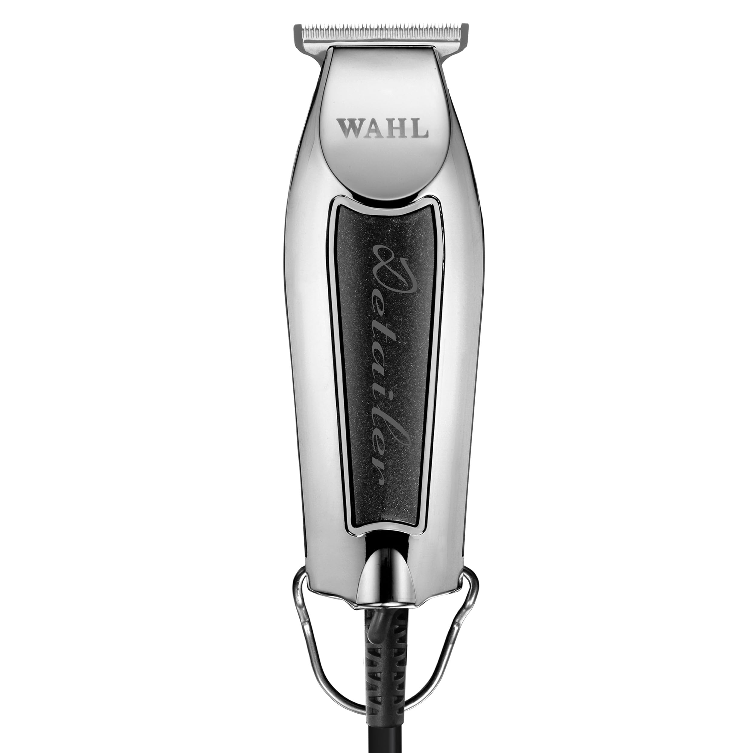 Wahl Professional Detailer Corded Trimmer - Adjustable T-Blade, Black Rotary Motor, Complete Grooming Kit for Beard, Mustache & Hair Styling at Home or Salon