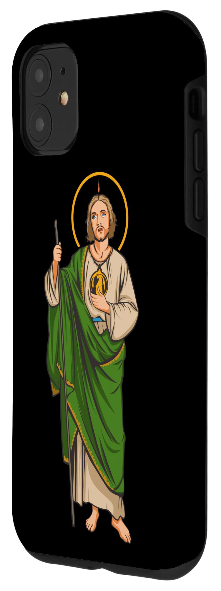 iPhone 11 Case with St. Jude Thaddeus Patron Saint of Difficult Causes Design - Durable Protective Phone Cover for Daily Use, Work & Prayer