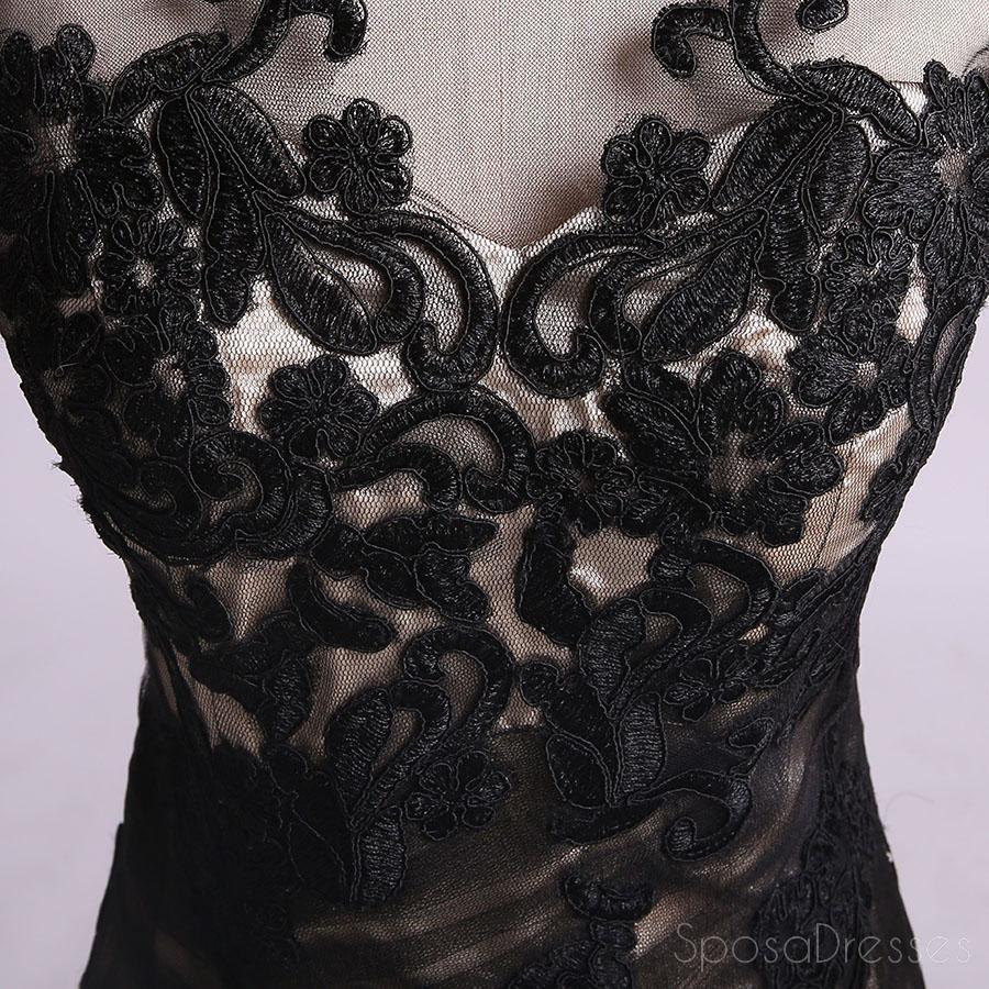 Elegant Black Lace Mermaid Evening Gown with Long Sleeves - Perfect for Prom, Sweet 16, Formal Events & Special Occasions | Stunning Long Dress for Women's Parties, Weddings & Red Carpet