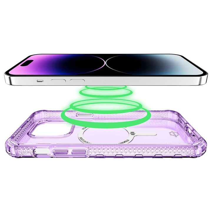 ITSKINS MagClear Magnetic Case for iPhone 14 Pro Max - Ultra Slim Protective Cover with Strong MagSafe Compatibility for Everyday Use & Wireless Charging